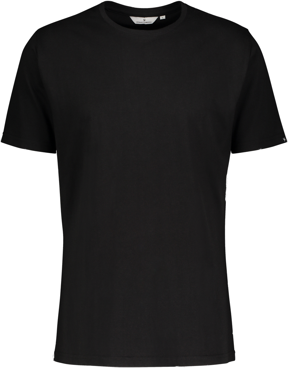 Urban Pioneers Male Niklas Basic Tee T-SHIRT SOLID BLACK