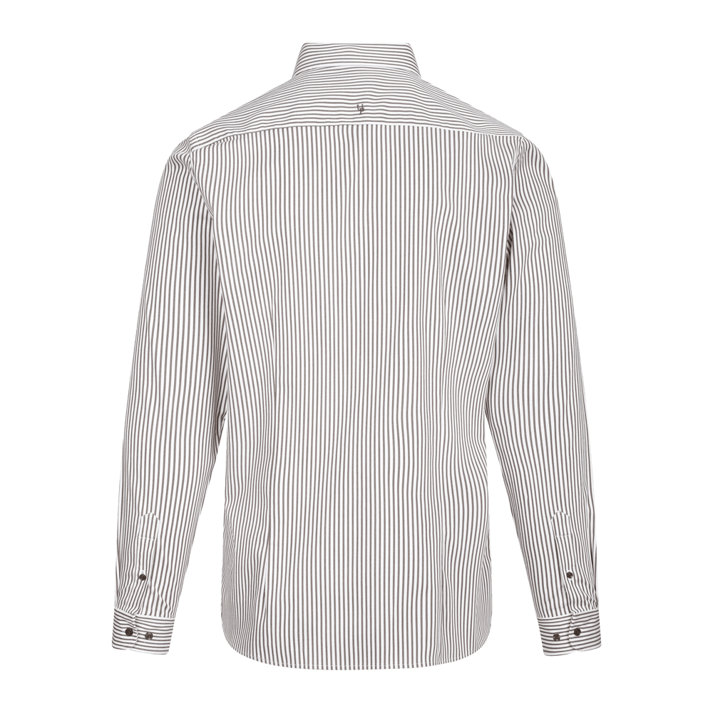 Urban Pioneers Male Obazi Shirt LS SHIRT WHITE/FOREST NIGHT