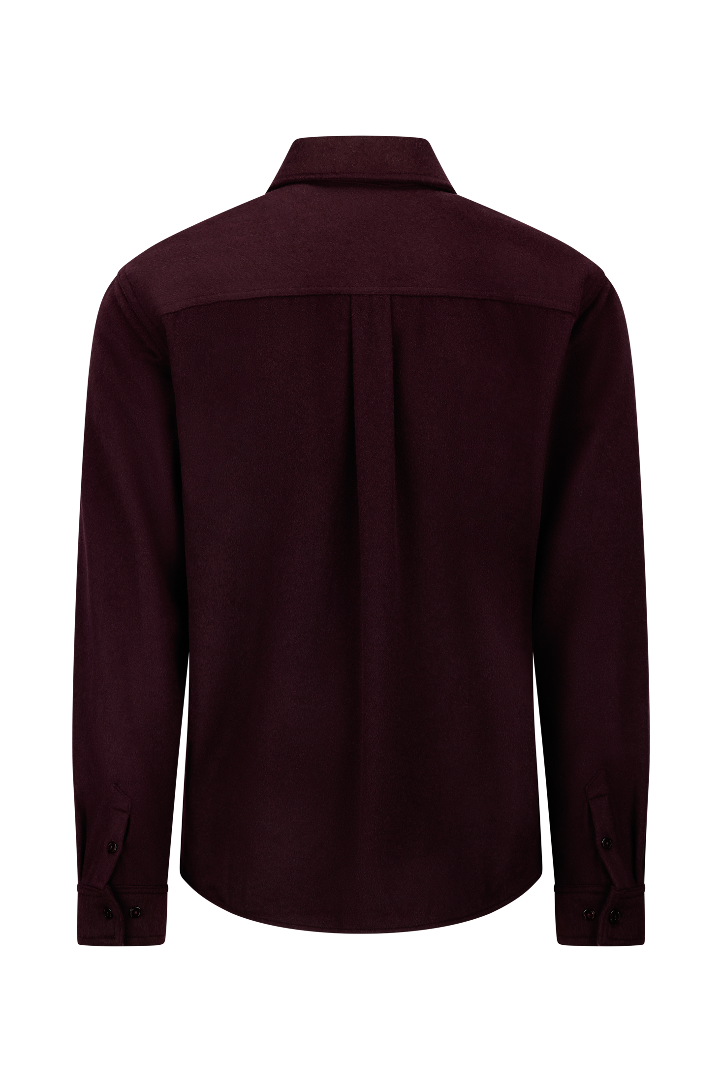 Urban Pioneers Male Orazio Wool Shirt SHIRT DARK BURGUNDY