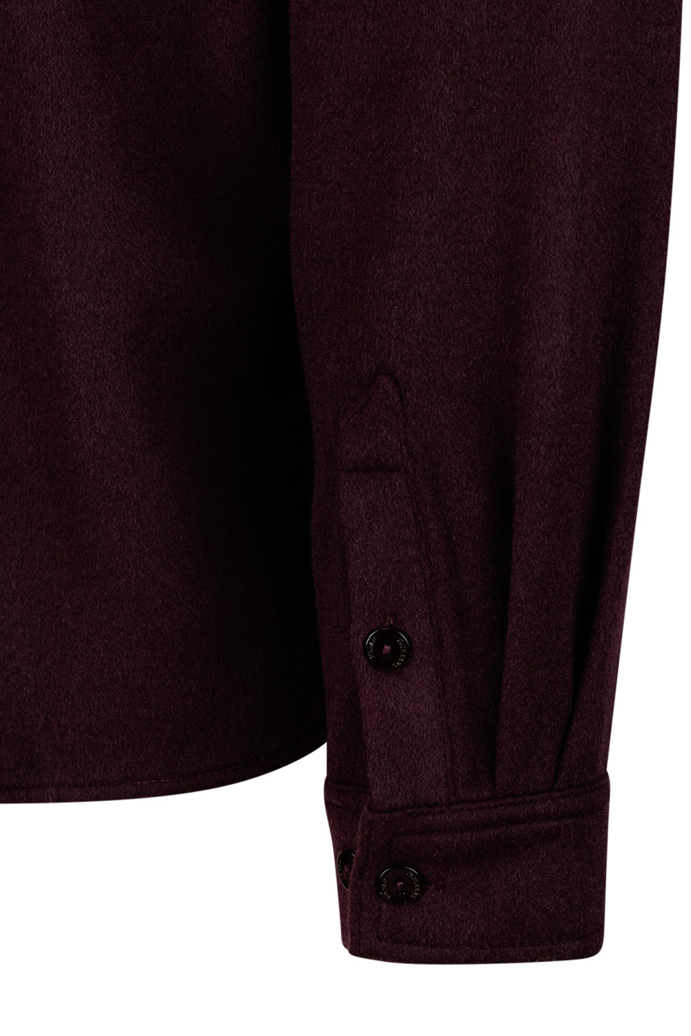 Urban Pioneers Male Orazio Wool Shirt SHIRT DARK BURGUNDY