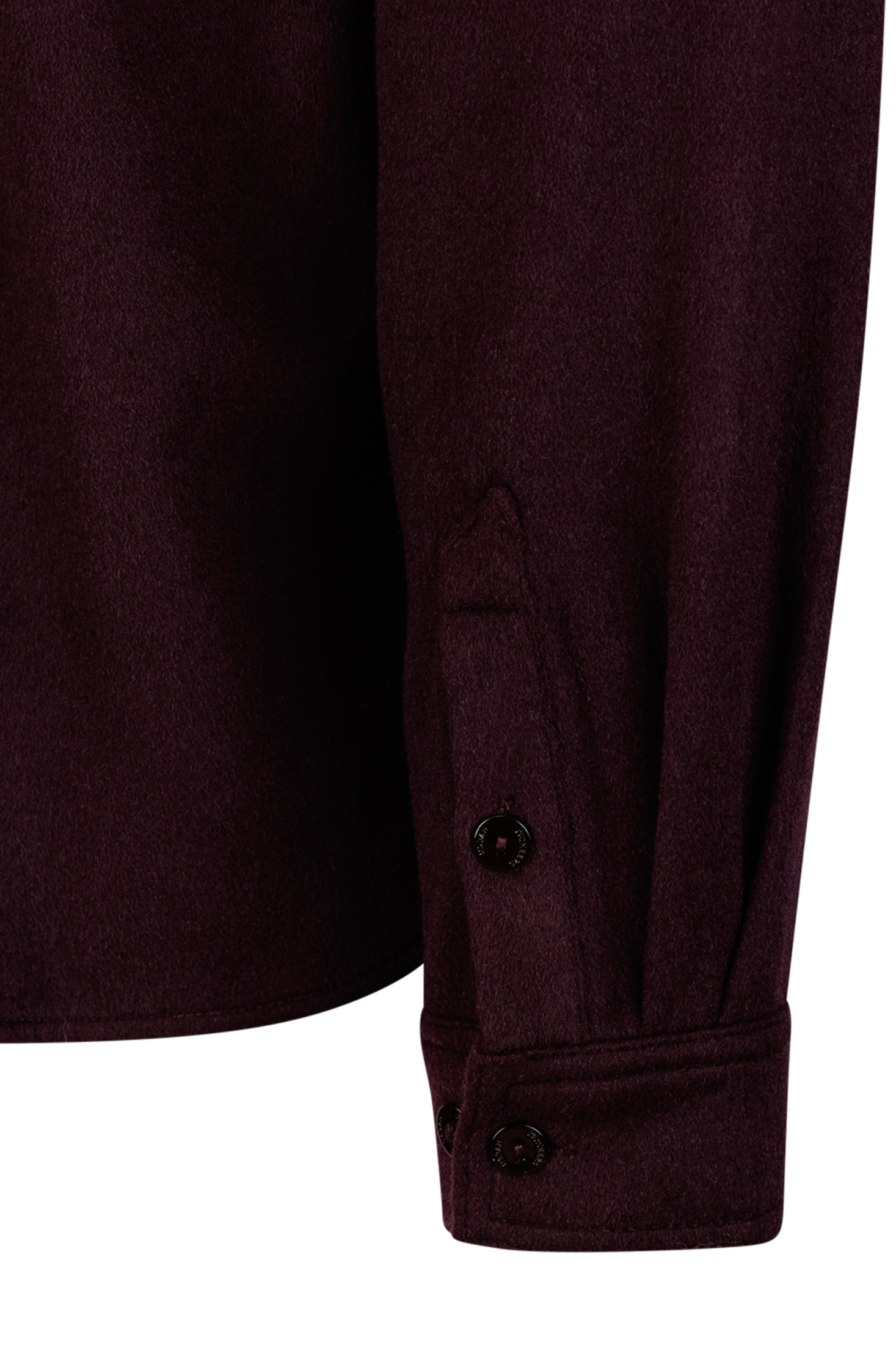 Urban Pioneers Male Orazio Wool Shirt SHIRT DARK BURGUNDY