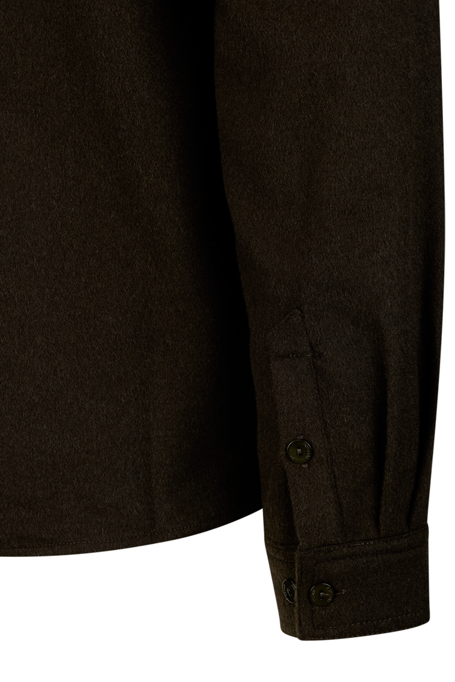 Urban Pioneers Male Orazio Wool Shirt SHIRT DARK OLIVE