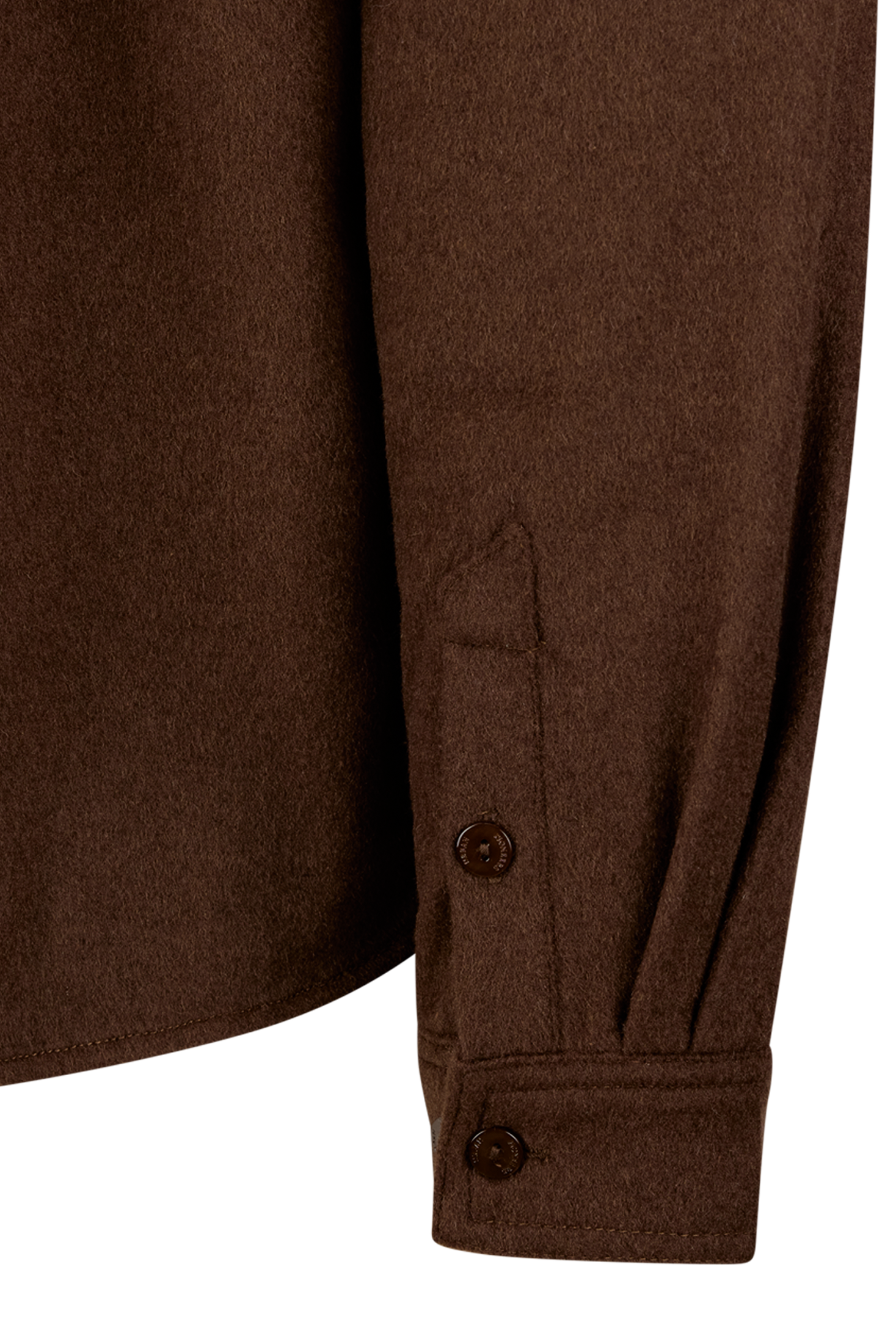 Urban Pioneers Male Orazio Wool Shirt SHIRT DARK TOFFEE