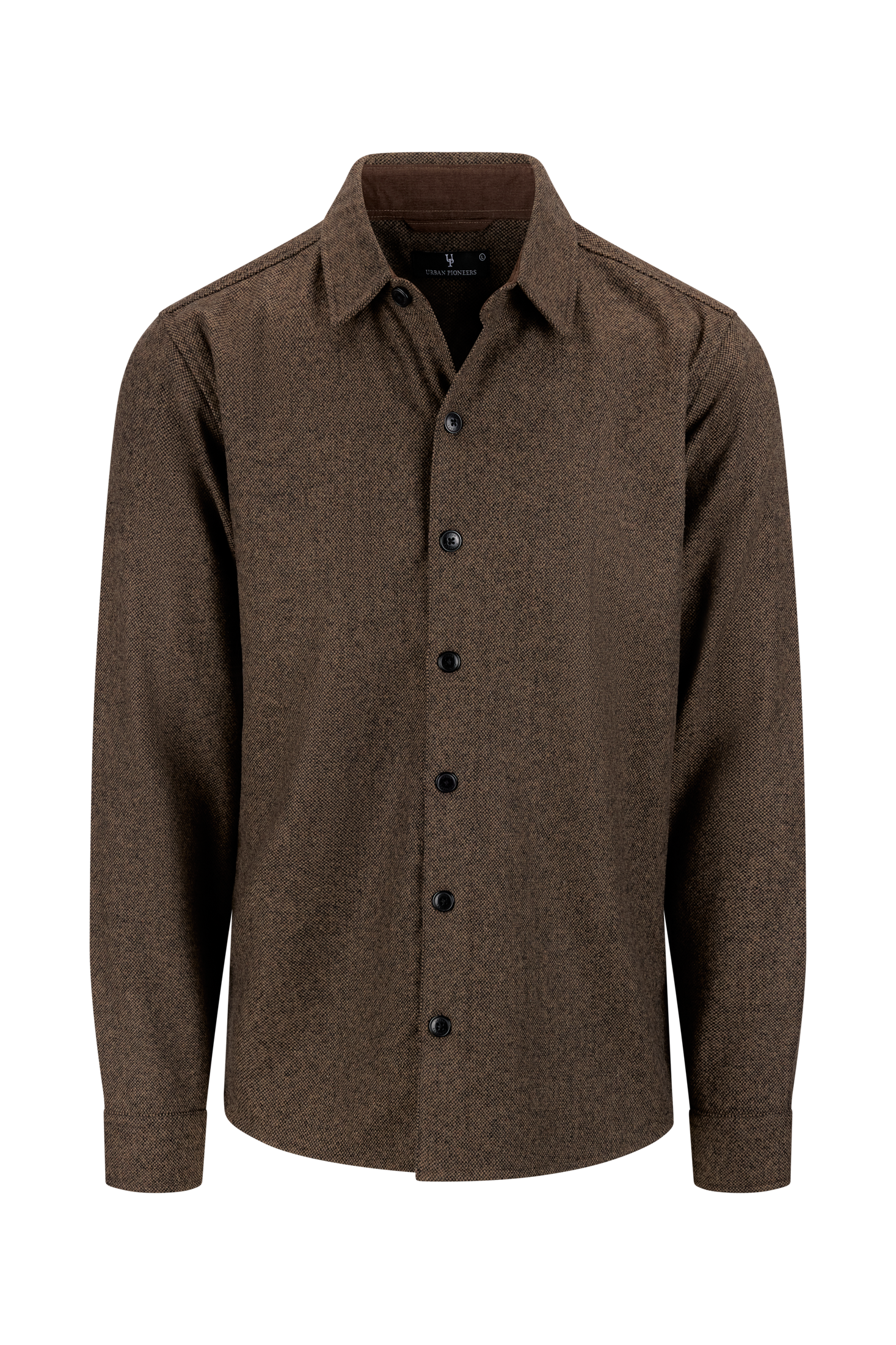 Urban Pioneers Male Oskar Wool Shirt SHIRT MID BROWN