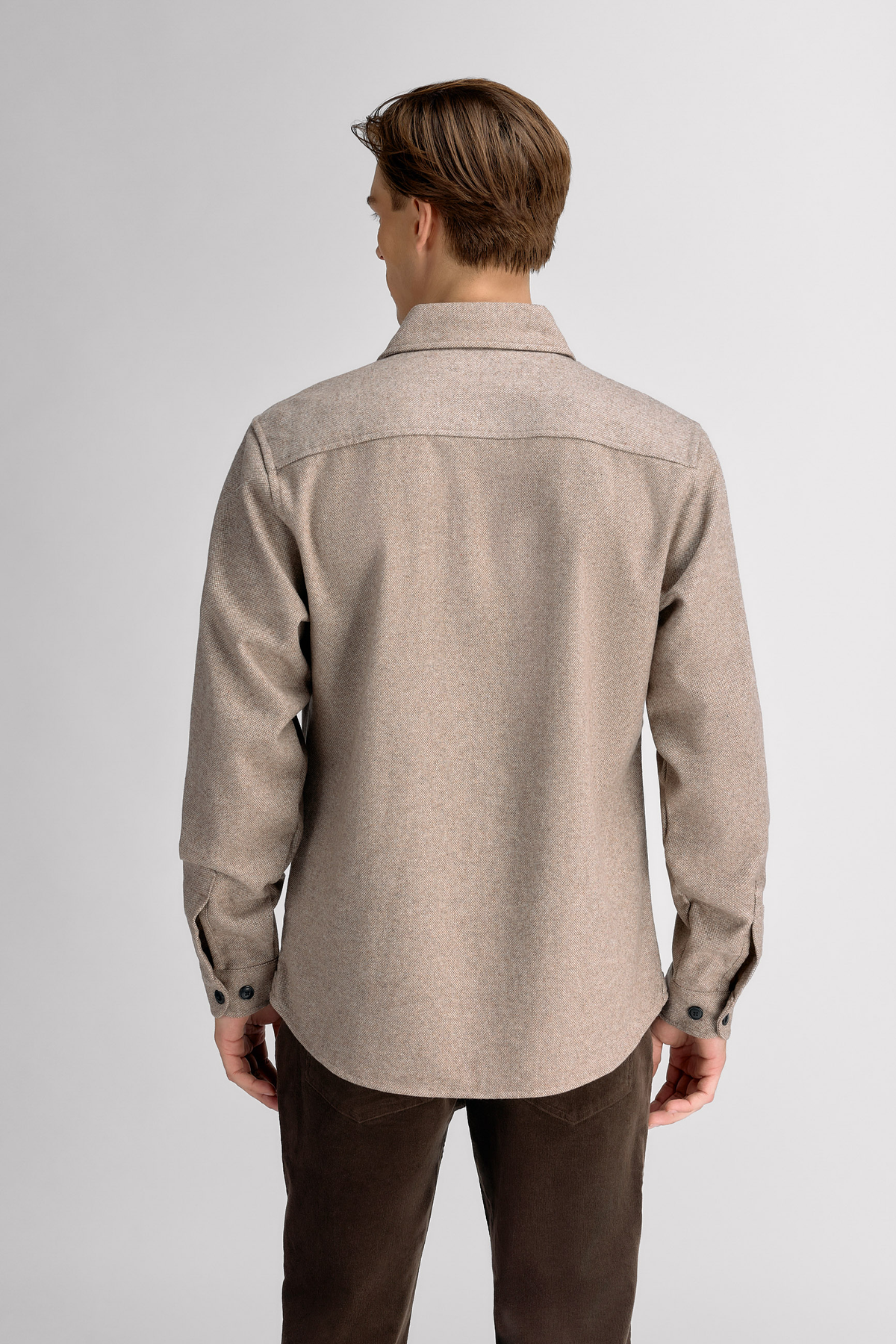 Urban Pioneers Male Oskar Wool Shirt SHIRT SAND