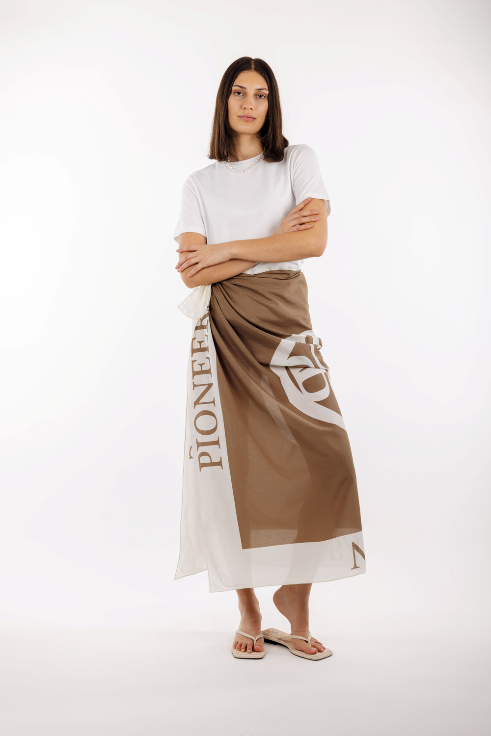 Urban Pioneers Female Paros Sarong SCARF SILVER MINK