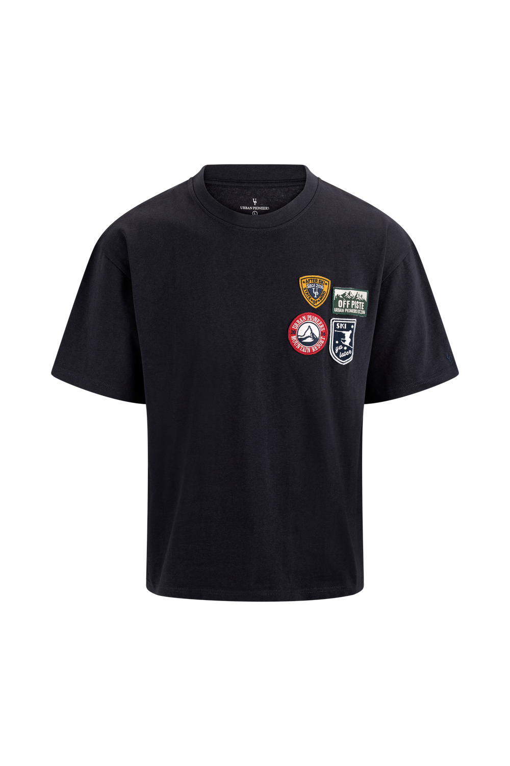 Urban Pioneers Male Patches Tee T-SHIRT DARK NAVY