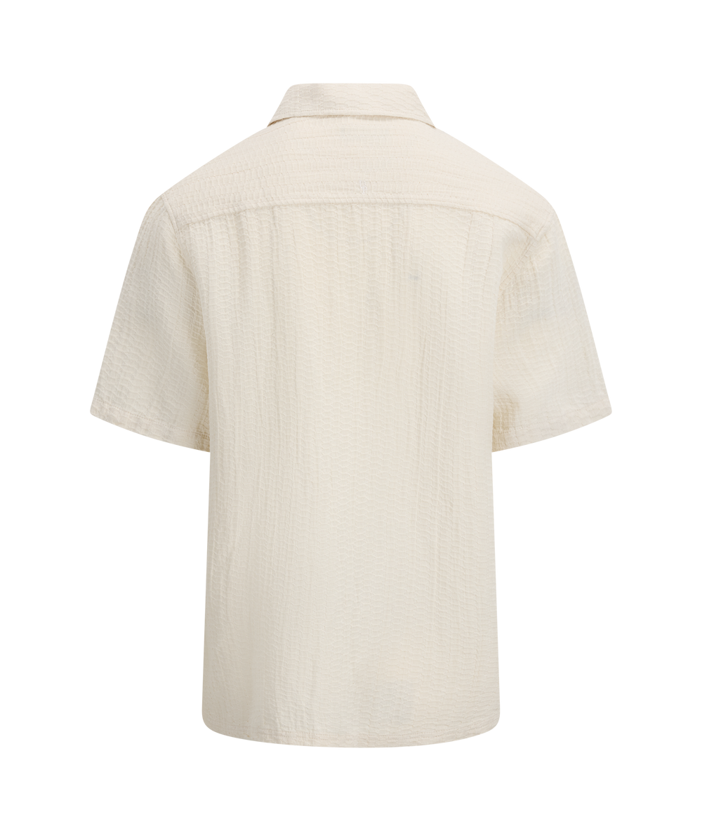 Urban Pioneers Male Reggie SS Shirt SS SHIRT CREAM