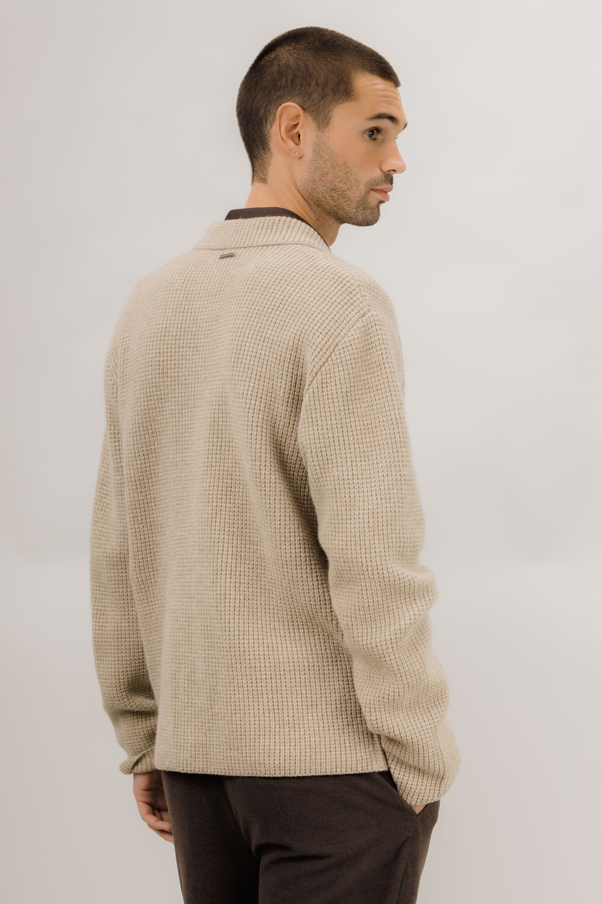 Urban Pioneers Male Reuben Cardigan CARDIGAN SAND