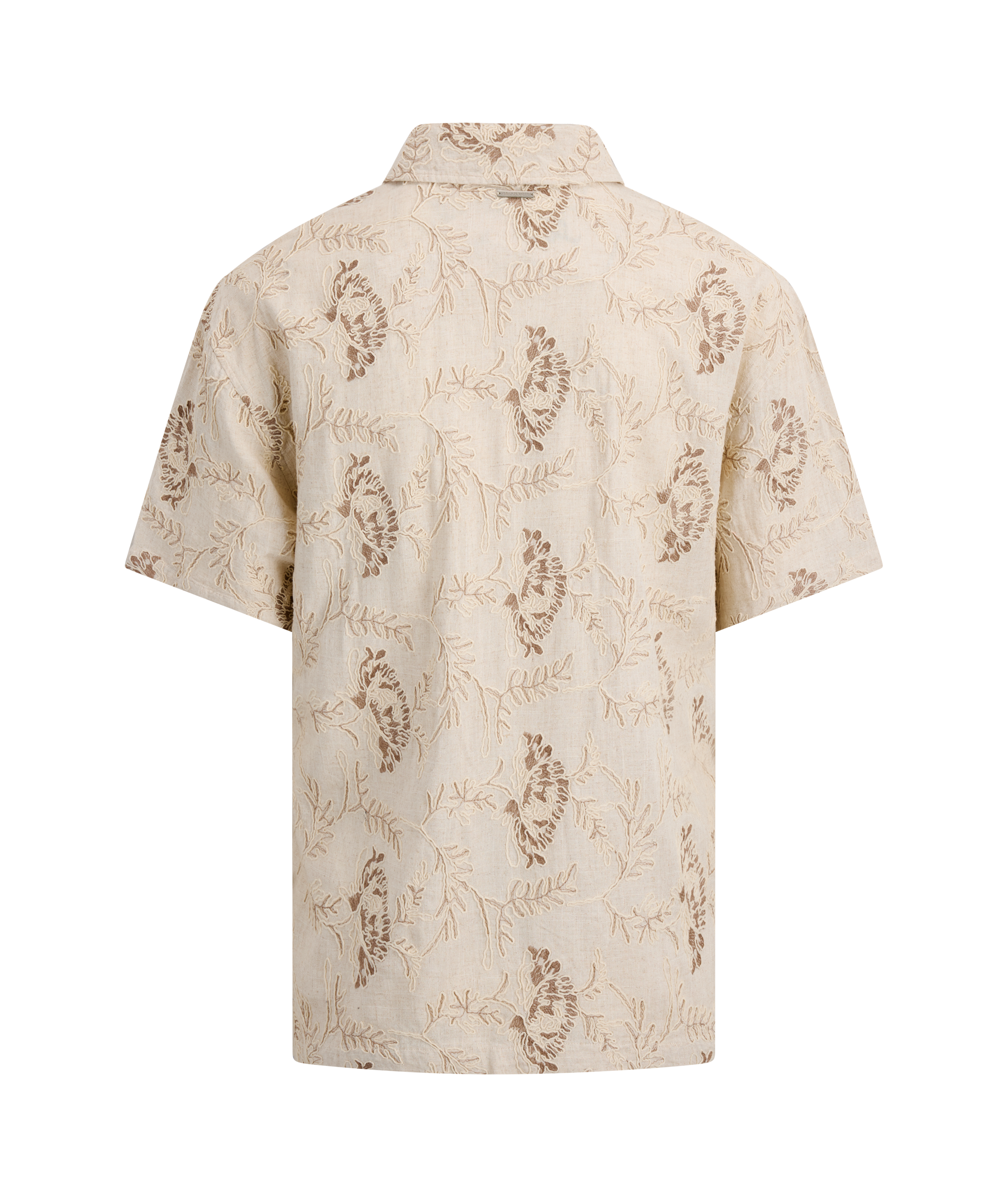 Urban Pioneers Male Ricci SS Shirt SS SHIRT LIGHT SAND AOP