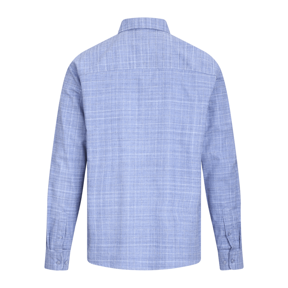 Urban Pioneers Male Ronald LS Shirt SHIRT MID BLUE