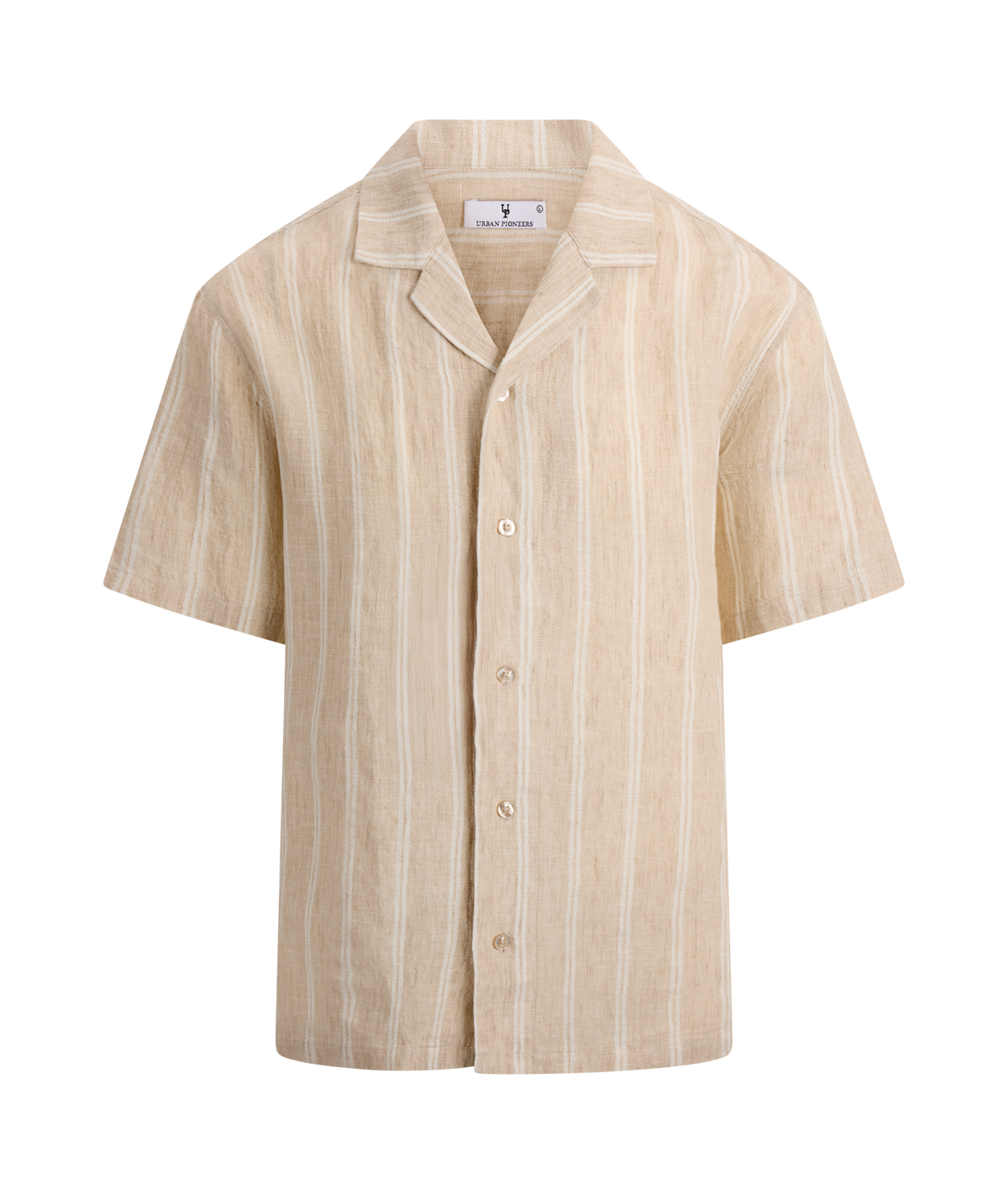 Urban Pioneers Male Ronaldo SS Shirt SS SHIRT LIGHT SAND