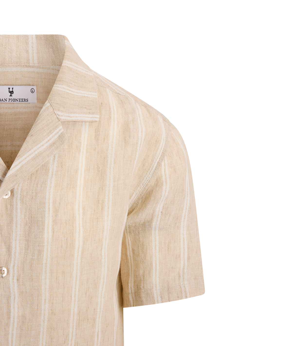 Urban Pioneers Male Ronaldo SS Shirt SS SHIRT LIGHT SAND