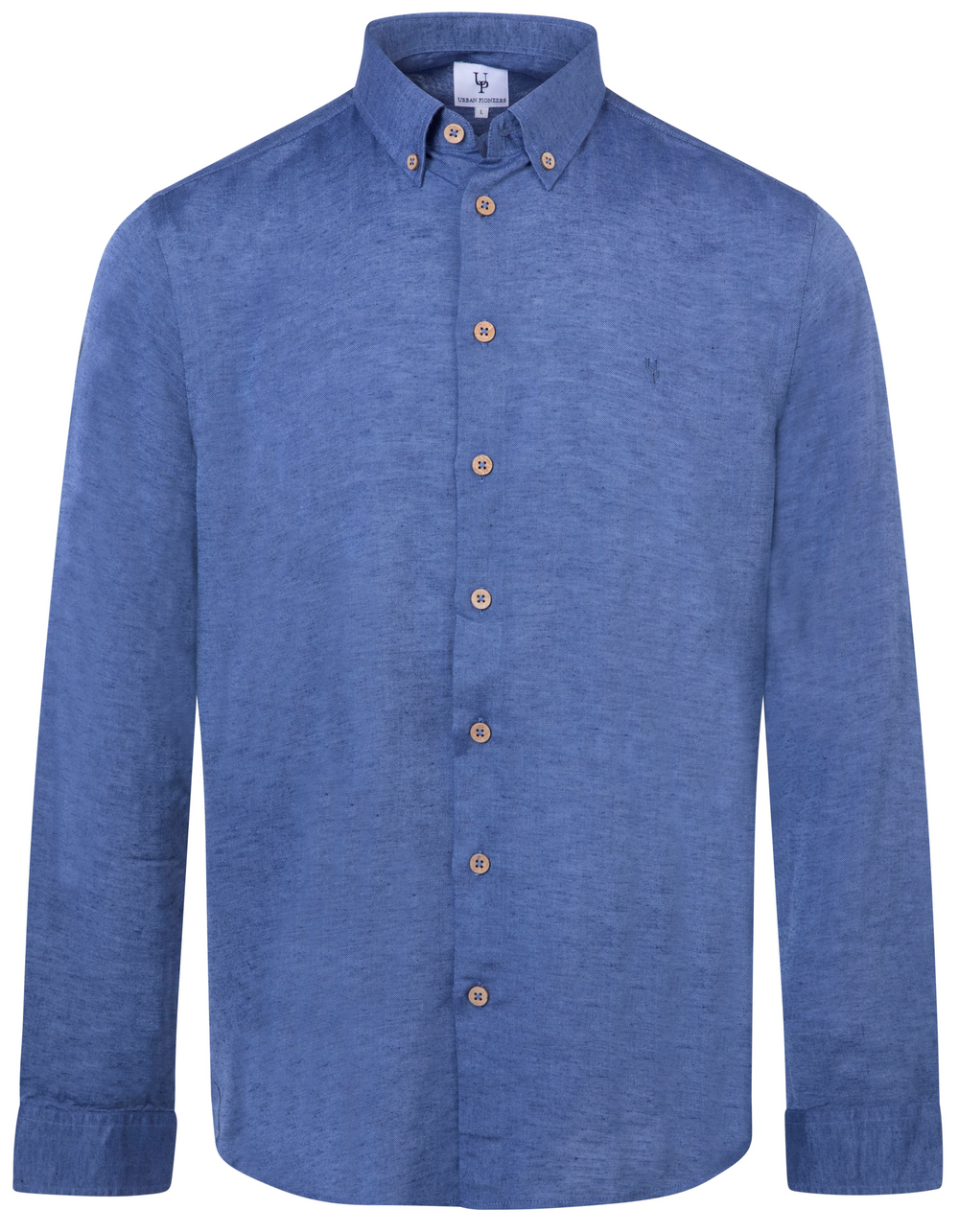 Urban Pioneers Male Ronan Shirt SHIRT MID BLUE MELANGE