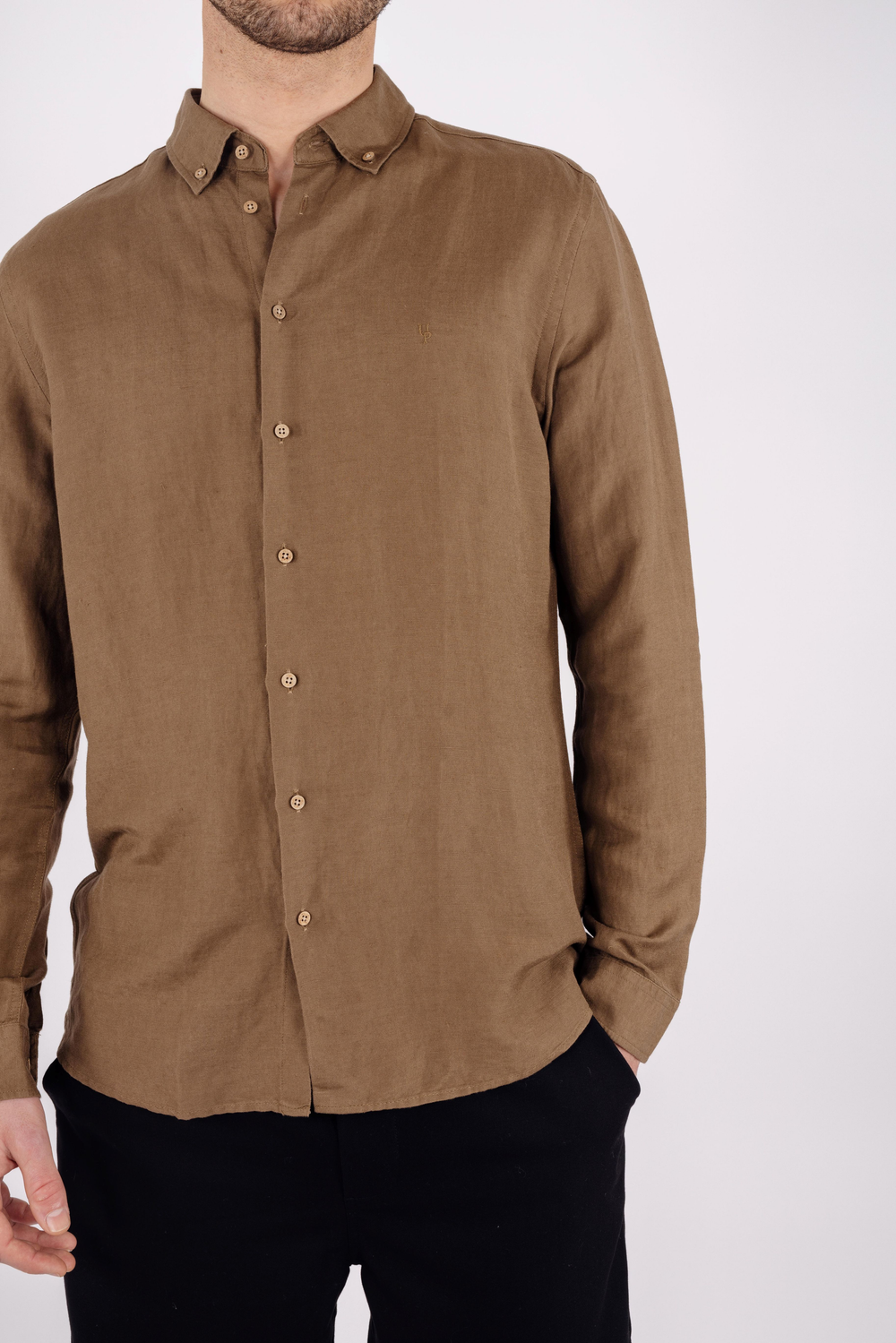 Urban Pioneers Male Ronan Shirt SHIRT MID BROWN