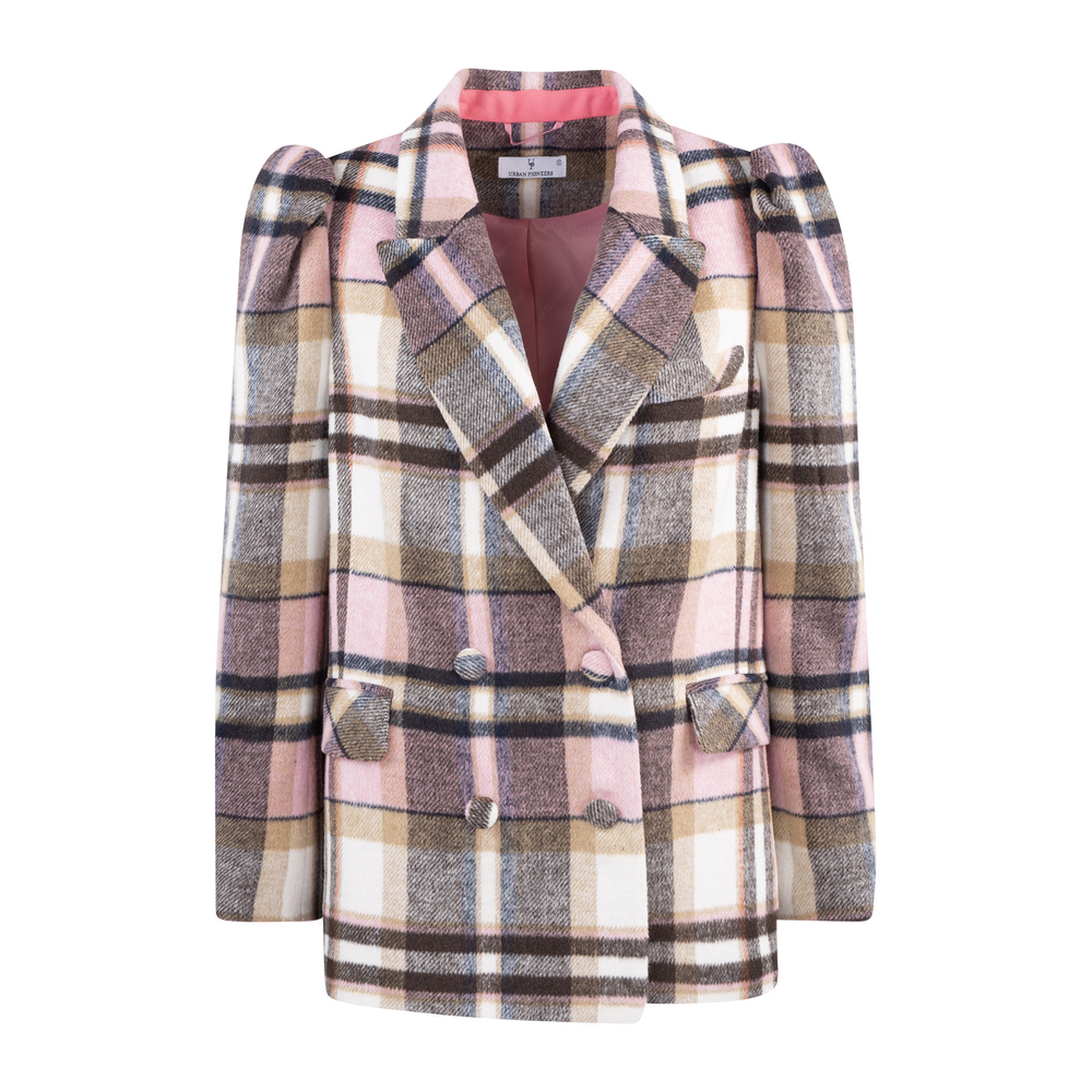 Urban Pioneers Female Rosi Blazer BLAZER PINK CHECK