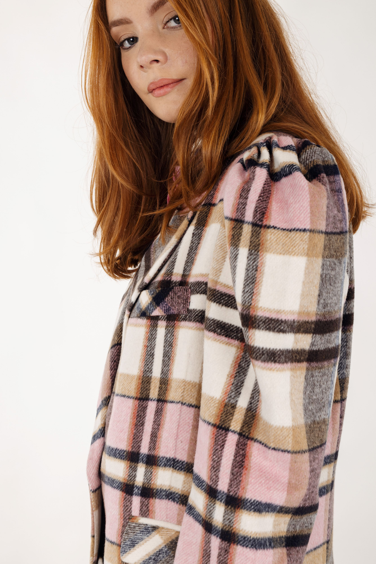 Urban Pioneers Female Rosi Blazer BLAZER PINK CHECK