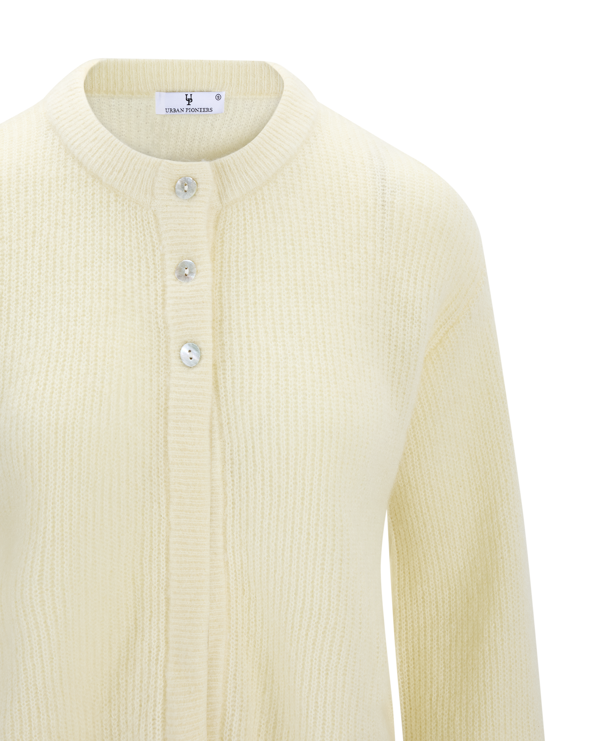 Urban Pioneers Female SANTINA CARDIGAN CARDIGAN PASTEL YELLOW