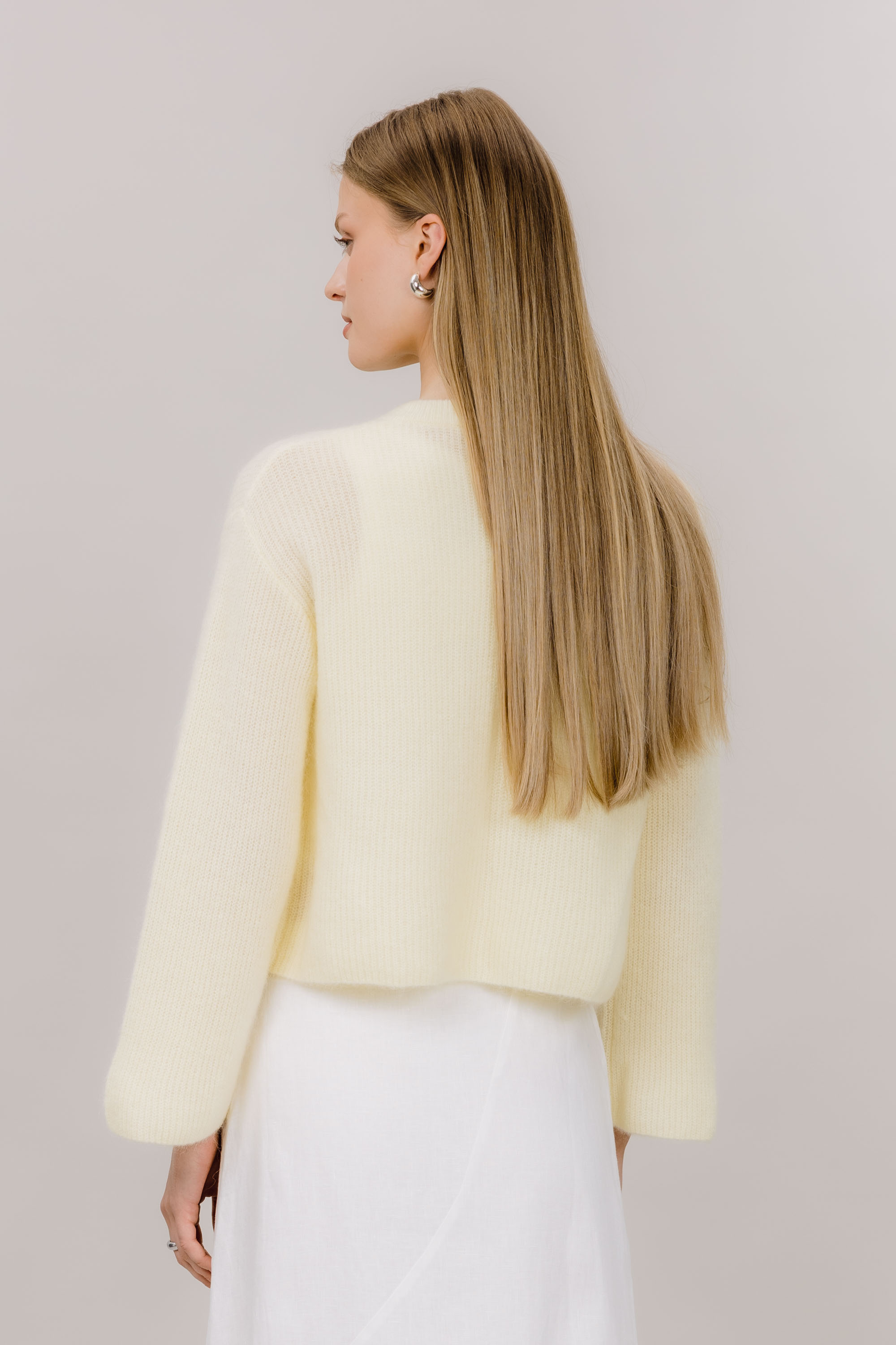 Urban Pioneers Female SANTINA CARDIGAN CARDIGAN PASTEL YELLOW
