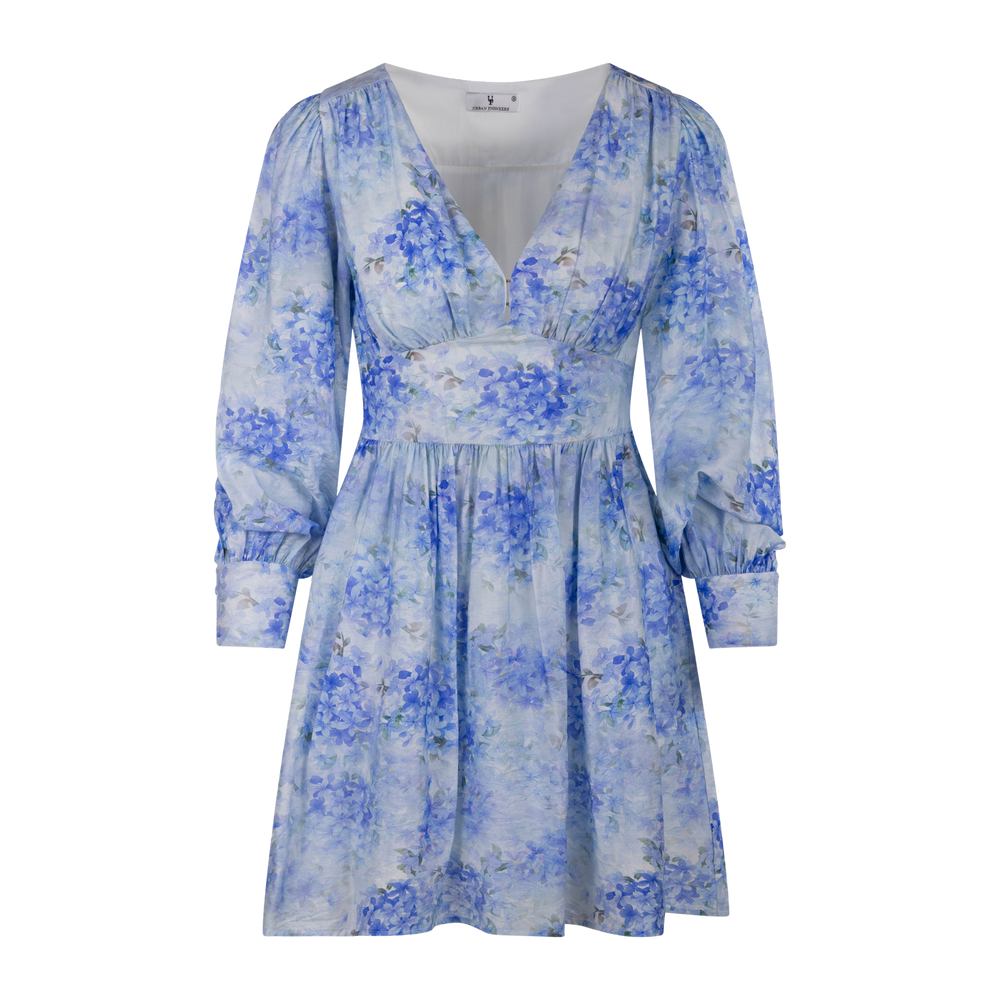 Urban Pioneers Female Sasha Dress DRESS BLUE FLOWER AOP