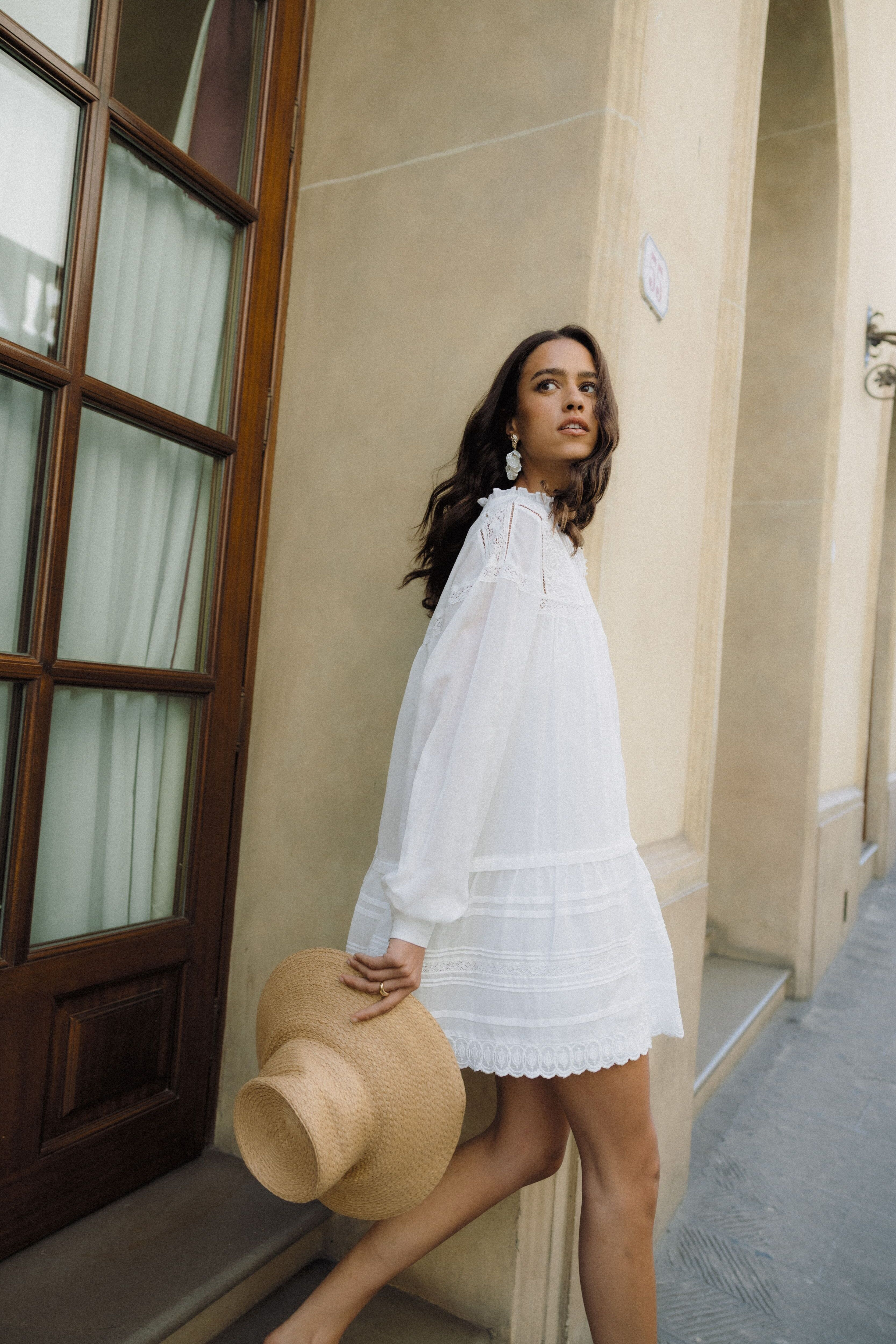 Urban Pioneers Female Selestina Dress DRESS WHITE