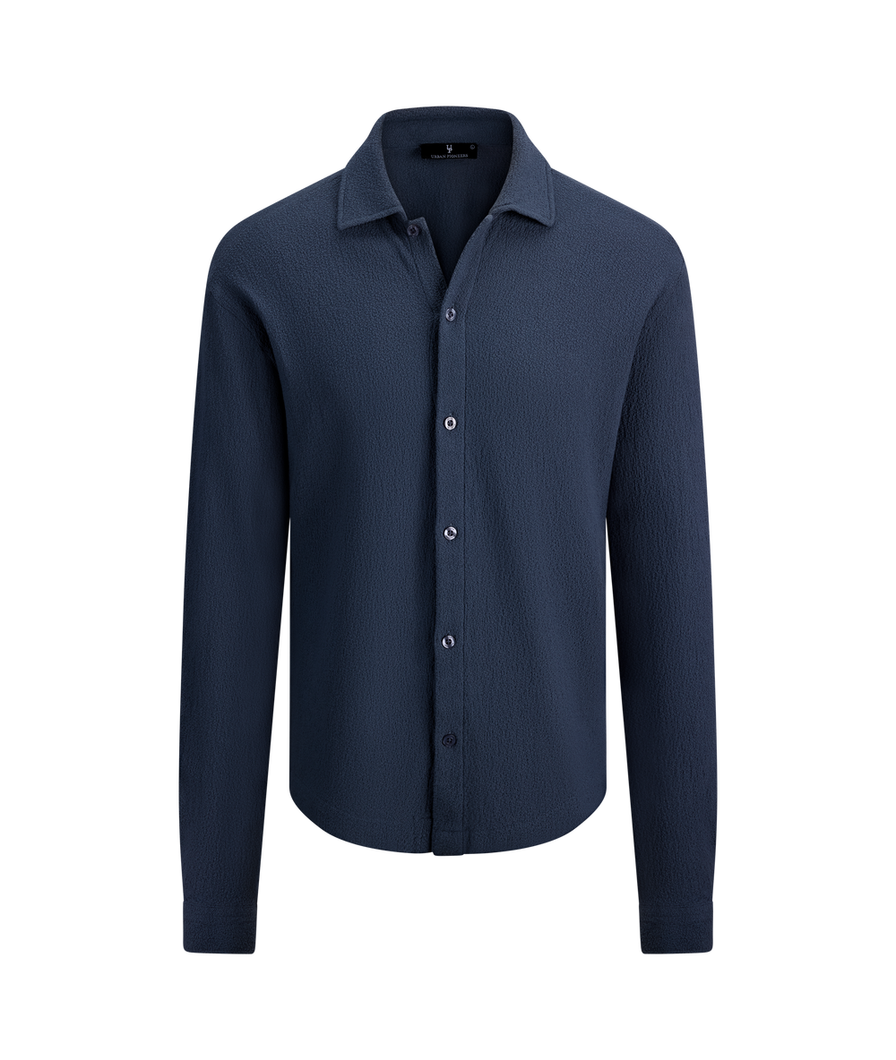 Urban Pioneers Male Sonny LS shirt SHIRT DENIM BLUE
