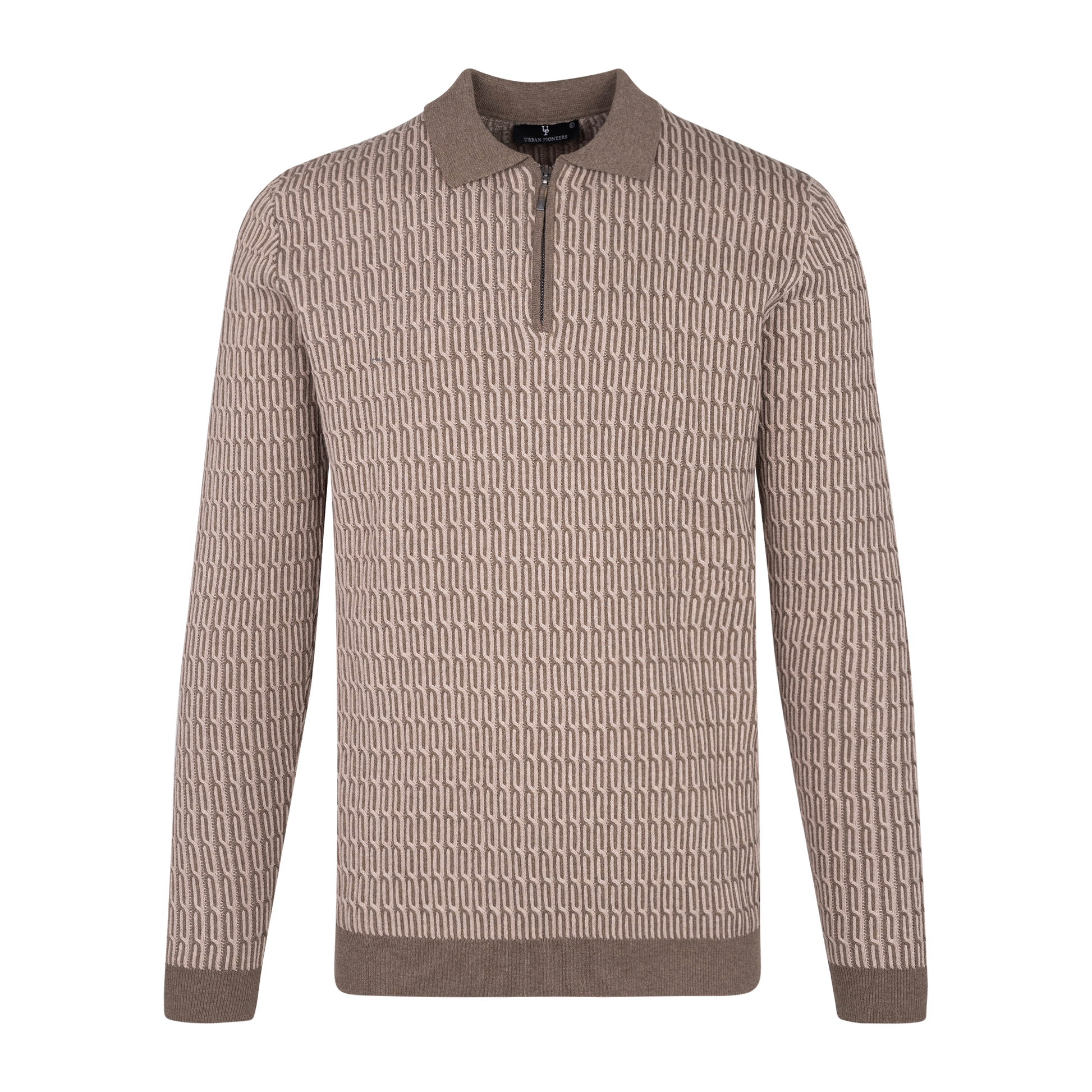 Urban Pioneers Male South Half-zip SWEATER BROWN