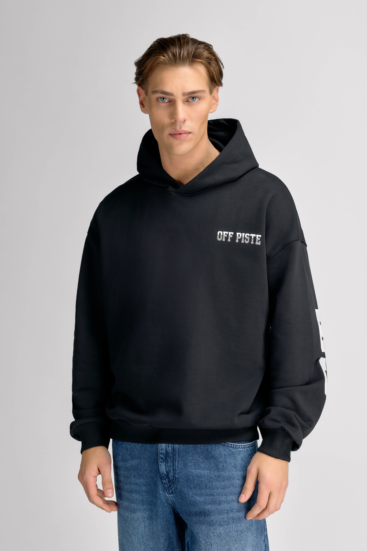 Urban Pioneers Male St.Moritz Hoodie SWEATER BLACK