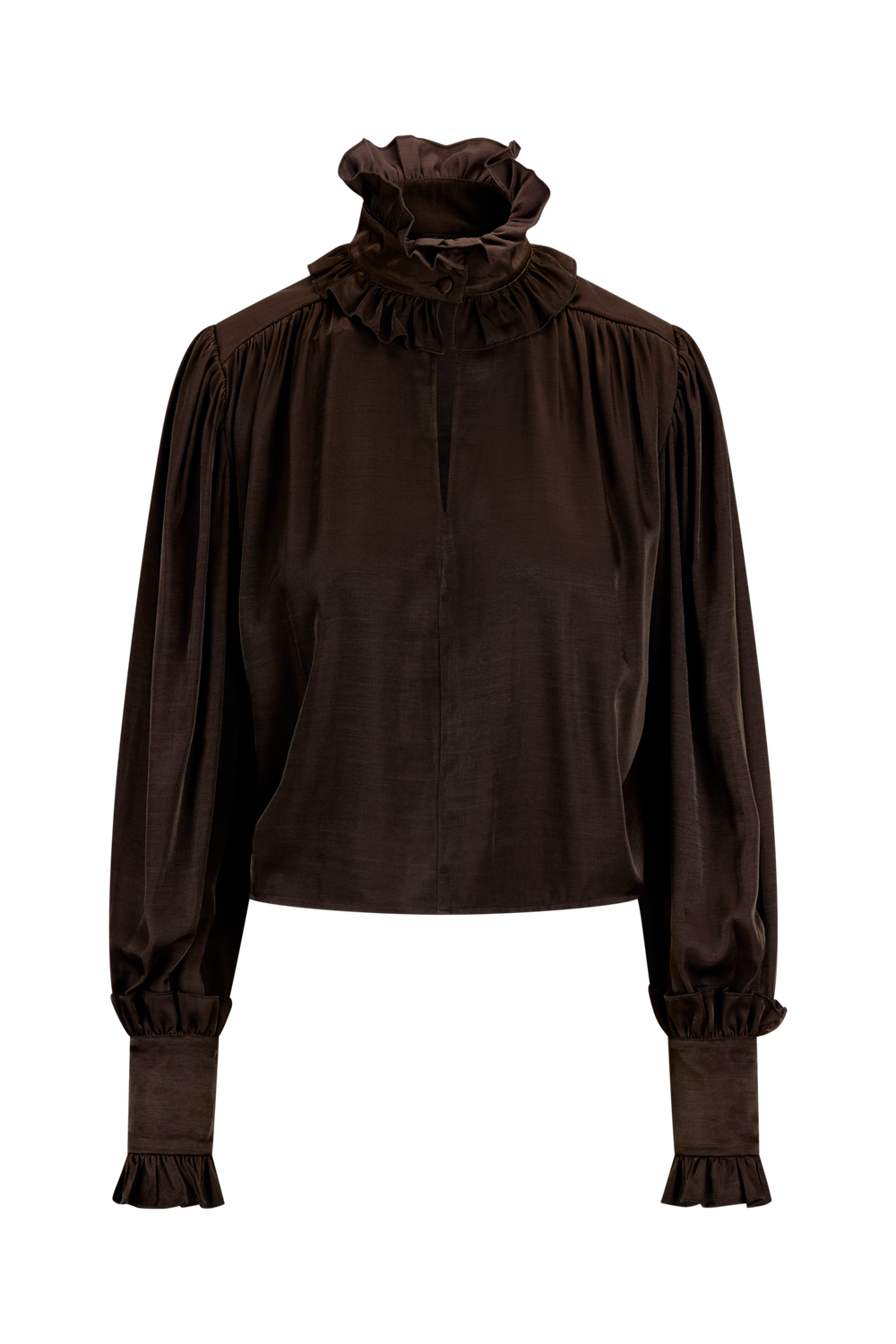 Urban Pioneers Female Sunita Blouse BLOUSE BLACK COFFEE