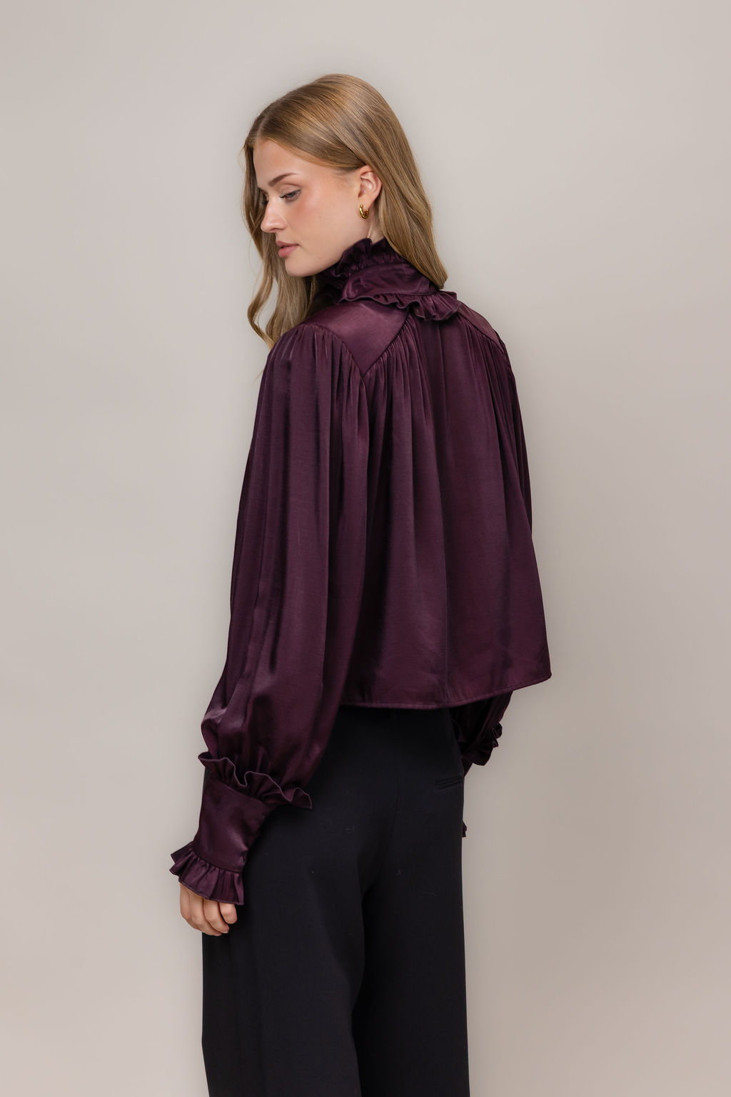 Urban Pioneers Female Sunita Blouse BLOUSE DEEP CHERRY