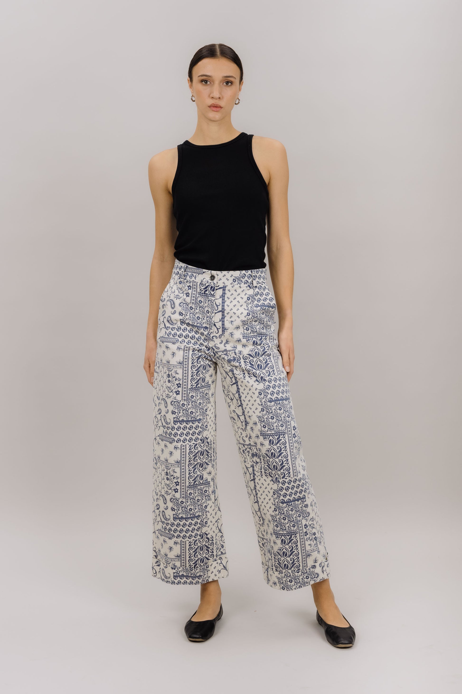 Urban Pioneers Female Terina Pants PANTS NAVY AOP