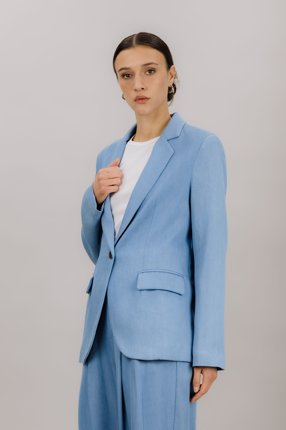 Urban Pioneers Female Tharia Blazer BLAZER LIGHT BLUE