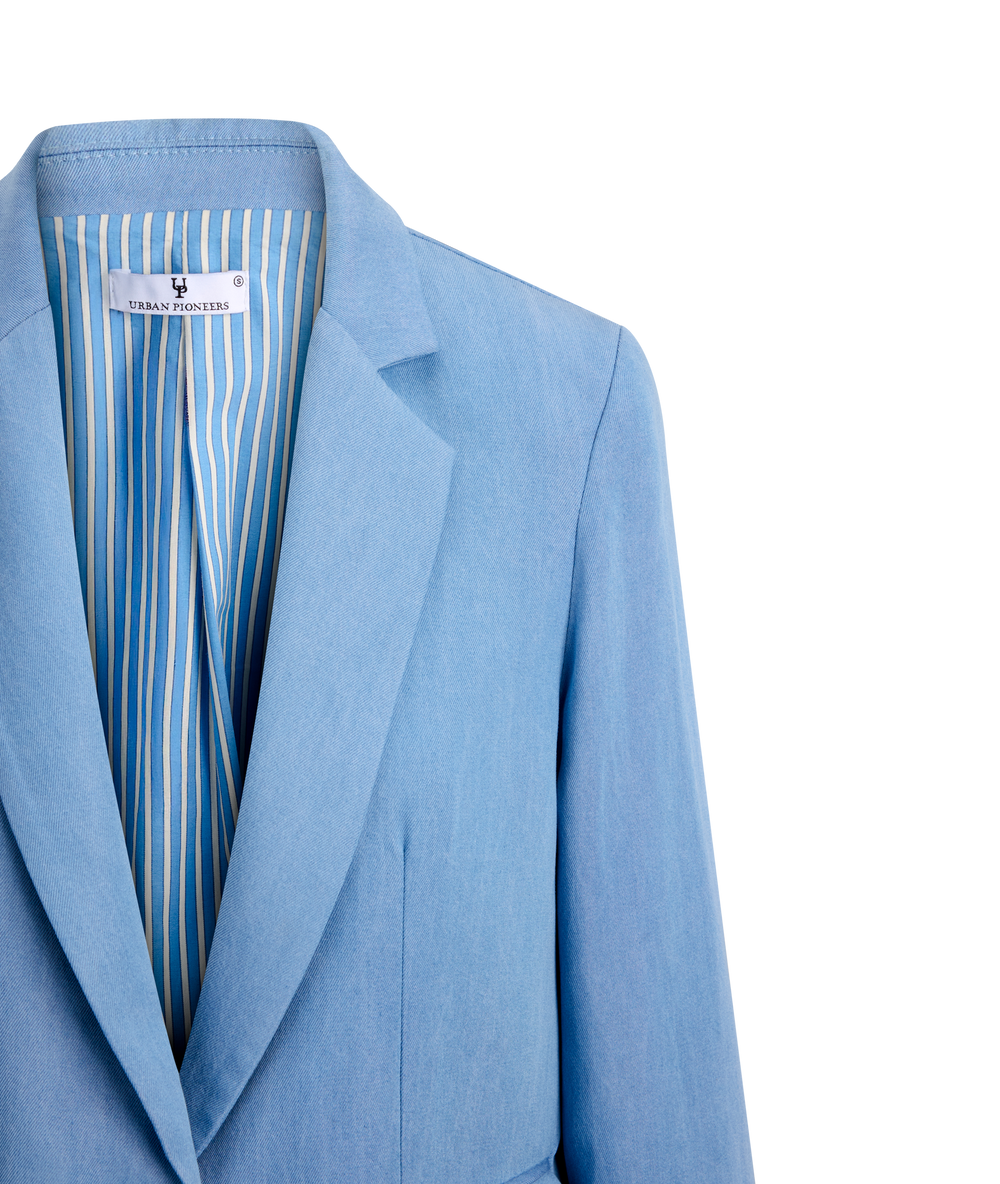 Urban Pioneers Female Tharia Blazer BLAZER LIGHT BLUE