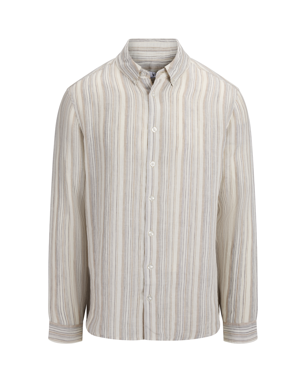 Urban Pioneers Male Thierry LS Shirt SHIRT GREY MULTI