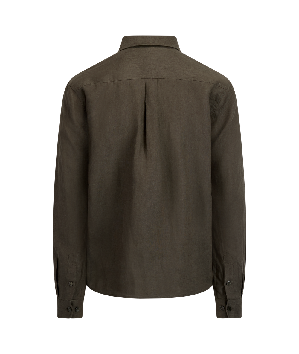 Urban Pioneers Male Thomas LS Shirt SHIRT FOREST NIGHT