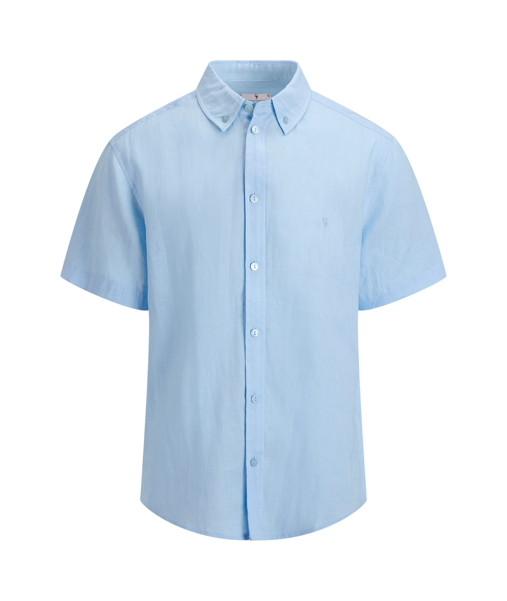 Urban Pioneers Male Thomas SS Shirt SS SHIRT LIGHT BLUE