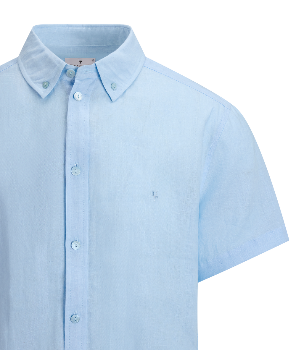 Urban Pioneers Male Thomas SS Shirt SS SHIRT LIGHT BLUE