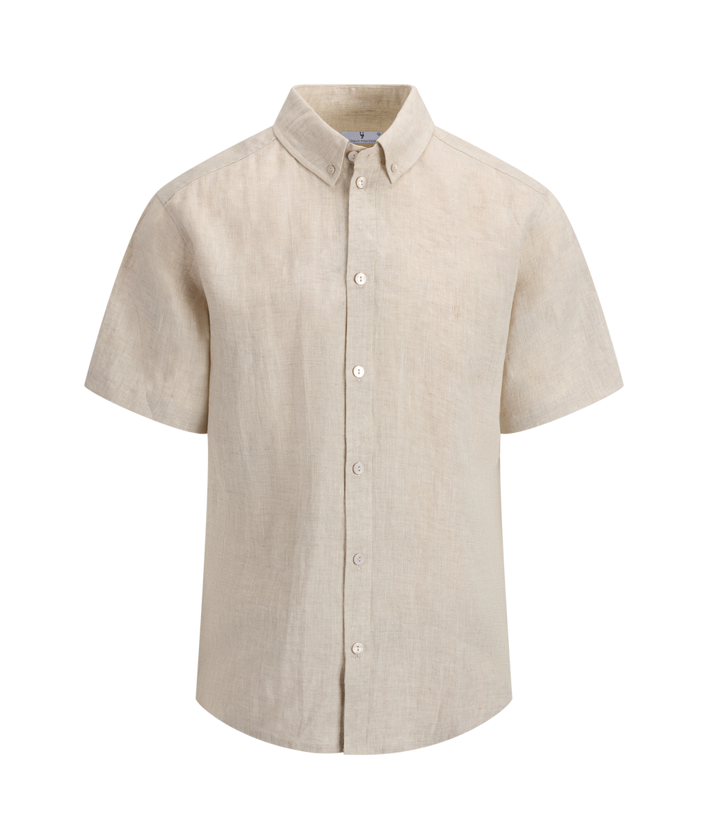 Urban Pioneers Male Thomas SS Shirt SS SHIRT LIGHT SAND