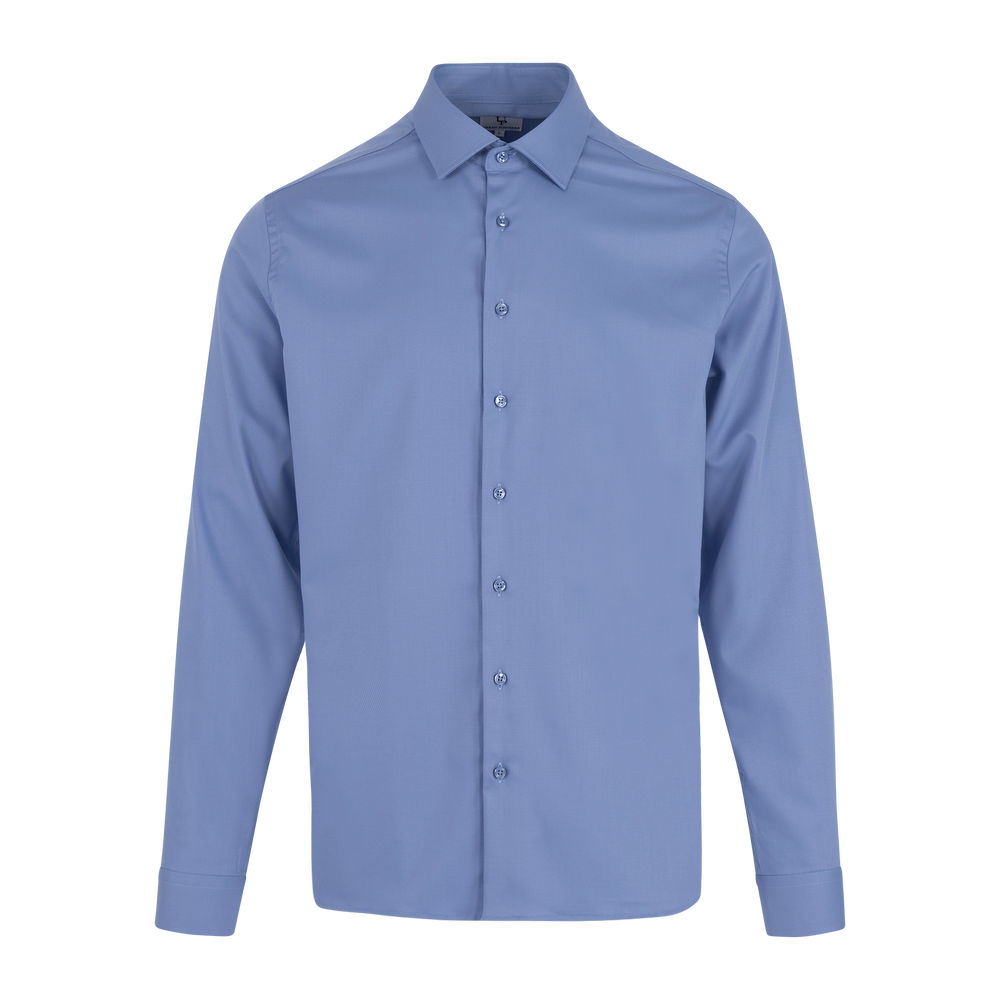 Urban Pioneers Male Tommaso LS Shirt SHIRT BLUE
