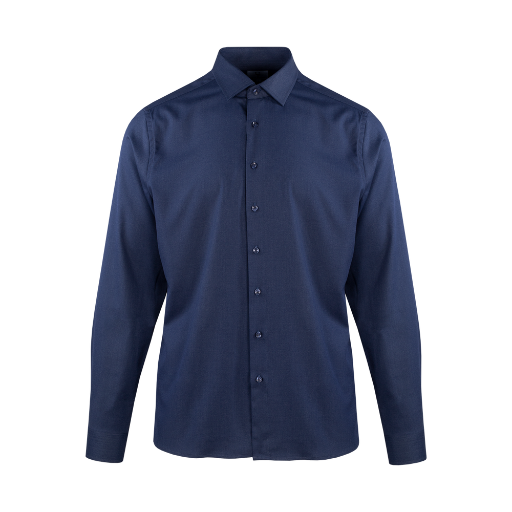 Urban Pioneers Male Tommaso LS Shirt SHIRT NAVY MELANGE
