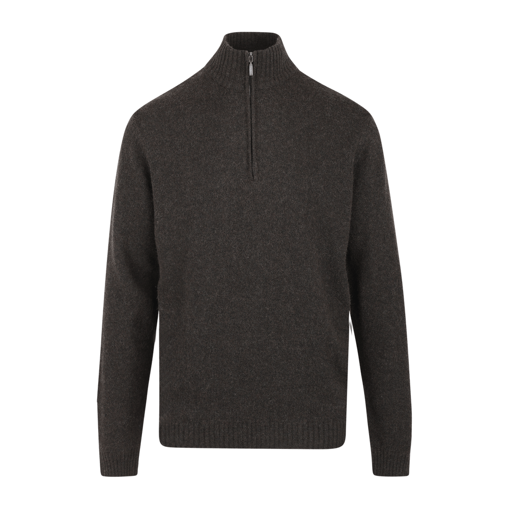 Urban Pioneers Male Tommi Half-zip SWEATER COFFEE