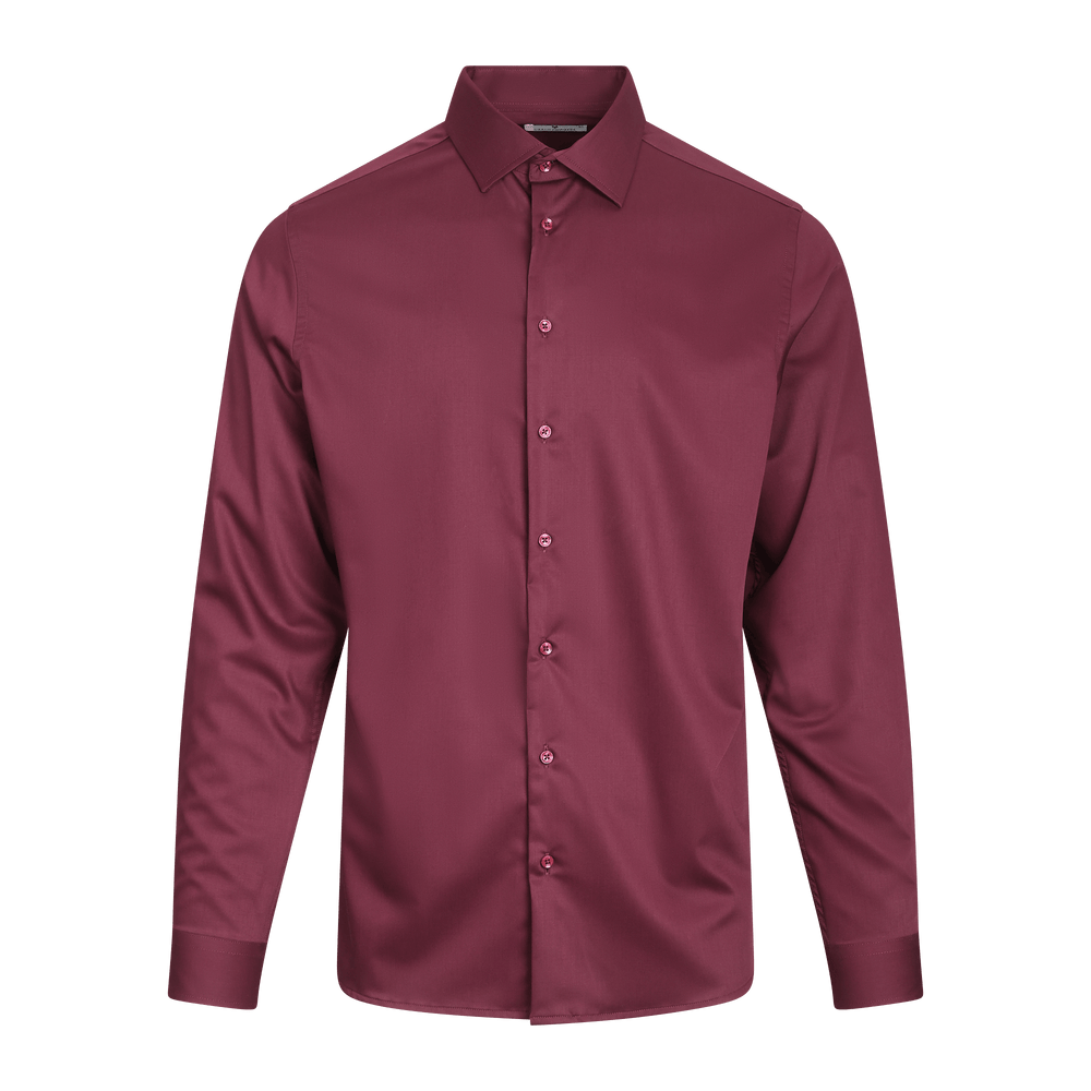 Urban Pioneers Male Totti LS Shirt SHIRT WINE