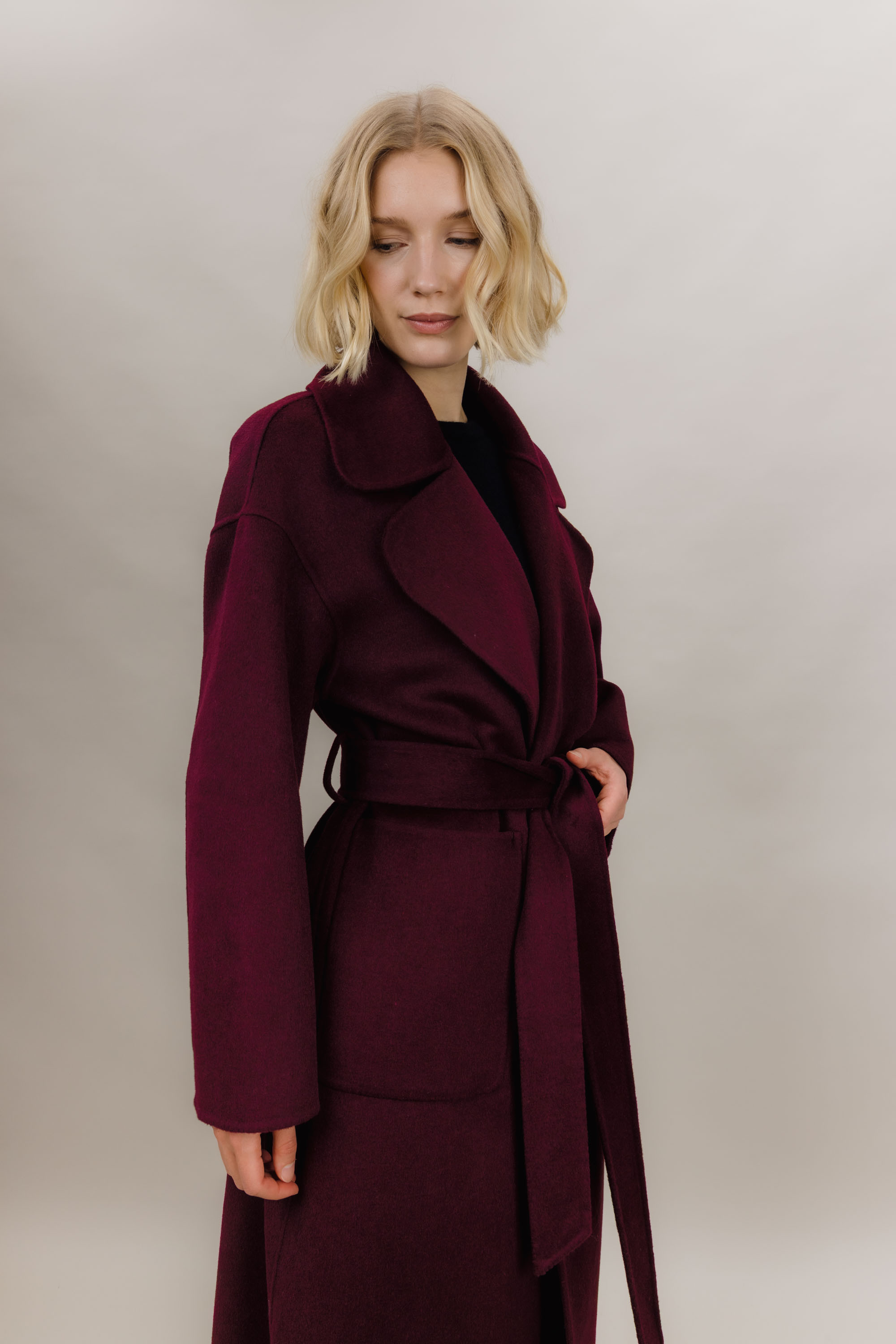 Urban Pioneers Female Ulla Coat COAT BURGUNDY