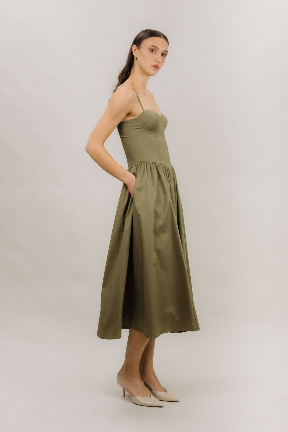 Urban Pioneers Female Vela Dress DRESS DEEP LICHEN