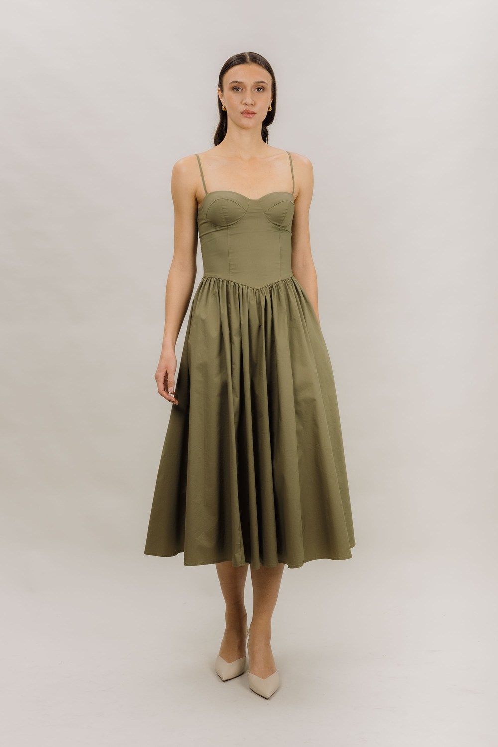 Urban Pioneers Female Vela Dress DRESS DEEP LICHEN