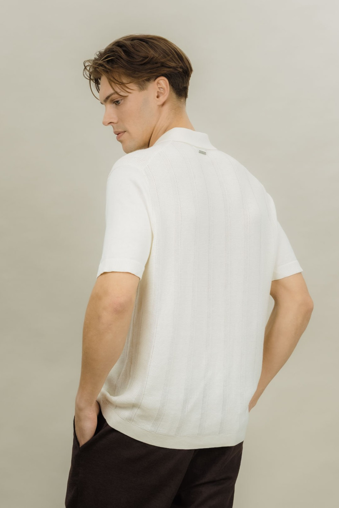 Urban Pioneers Male Vincent SS Shirt SS SHIRT CREAM