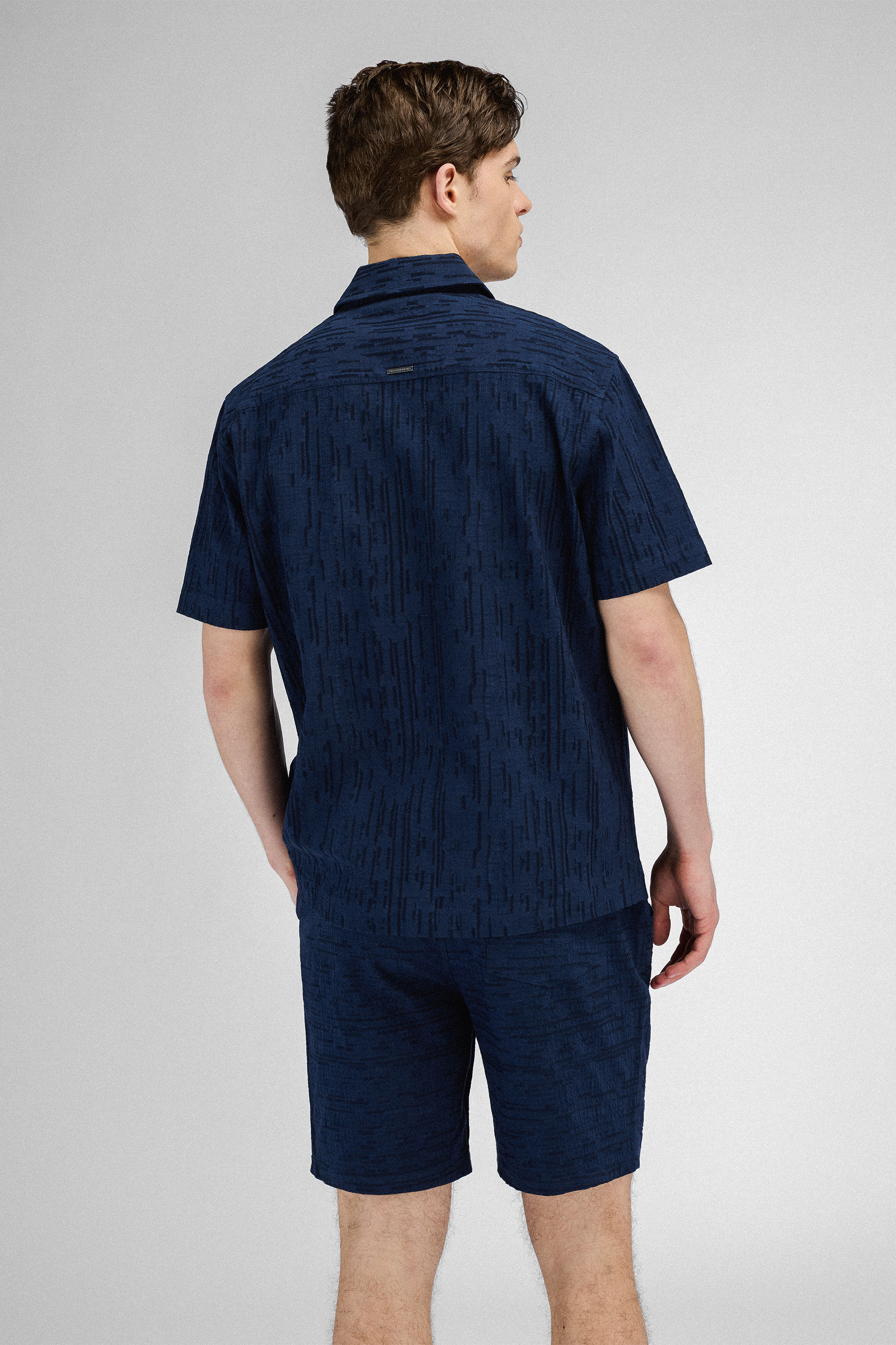 Urban Pioneers Male Vito SS shirt SS SHIRT DARK NAVY