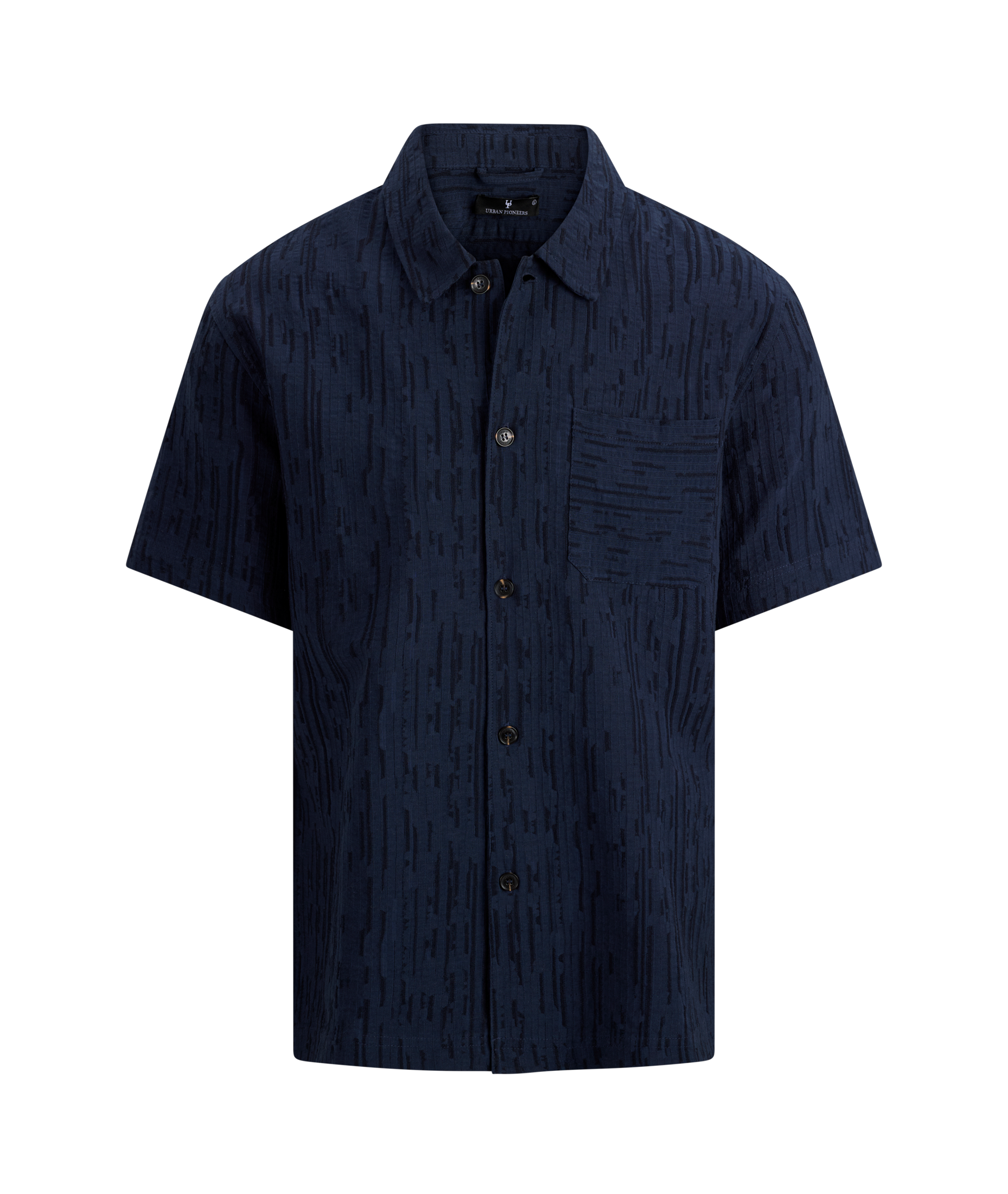 Urban Pioneers Male Vito SS shirt SS SHIRT DARK NAVY
