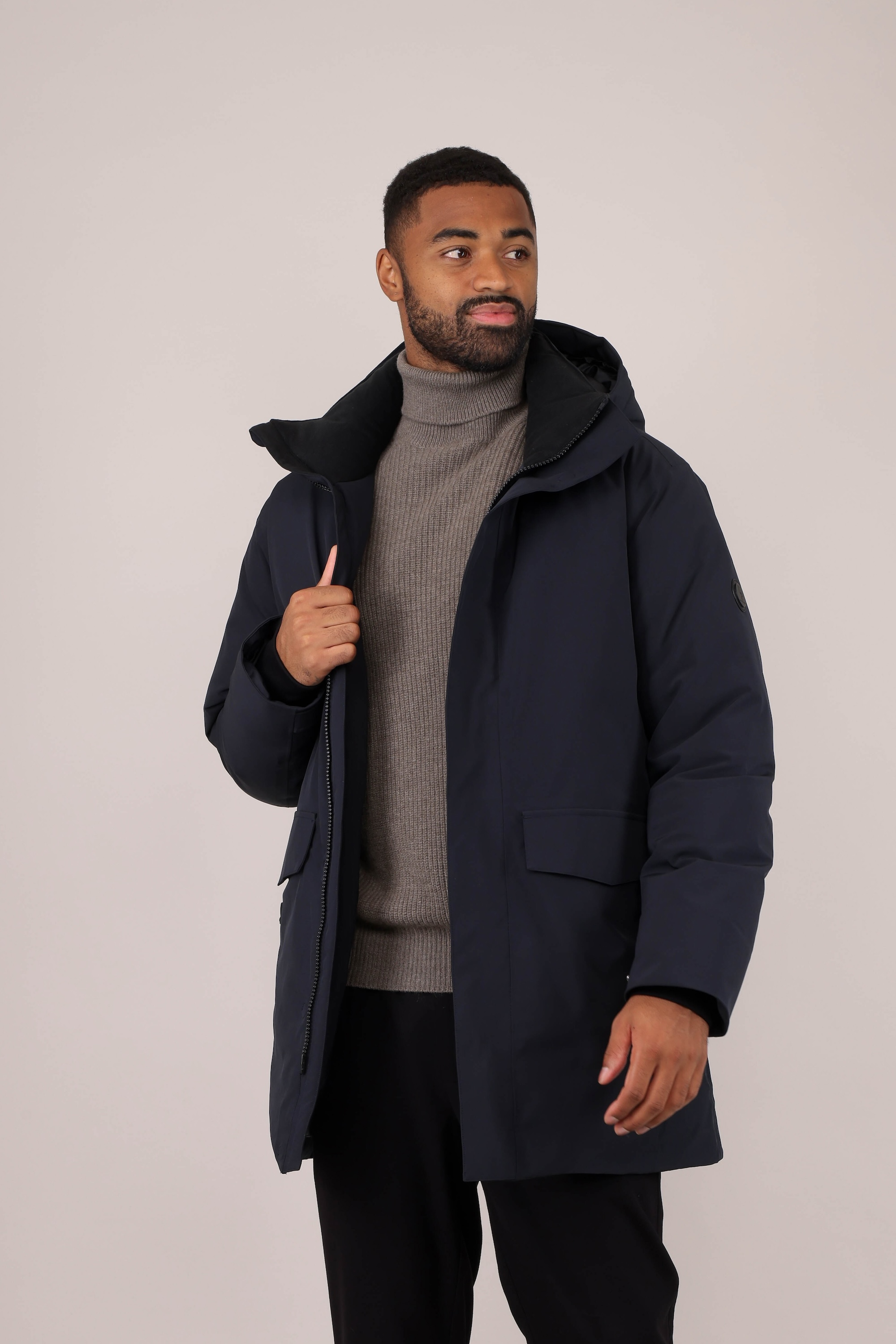 Urban Pioneers Male Winsor Down Parka PARKA BLUE GRAPHITE