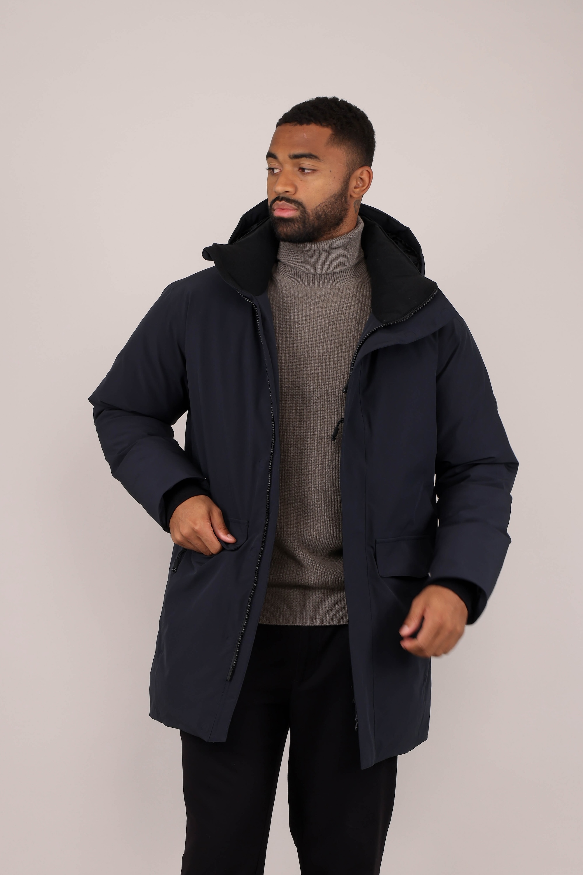 Urban Pioneers Male Winsor Down Parka PARKA BLUE GRAPHITE
